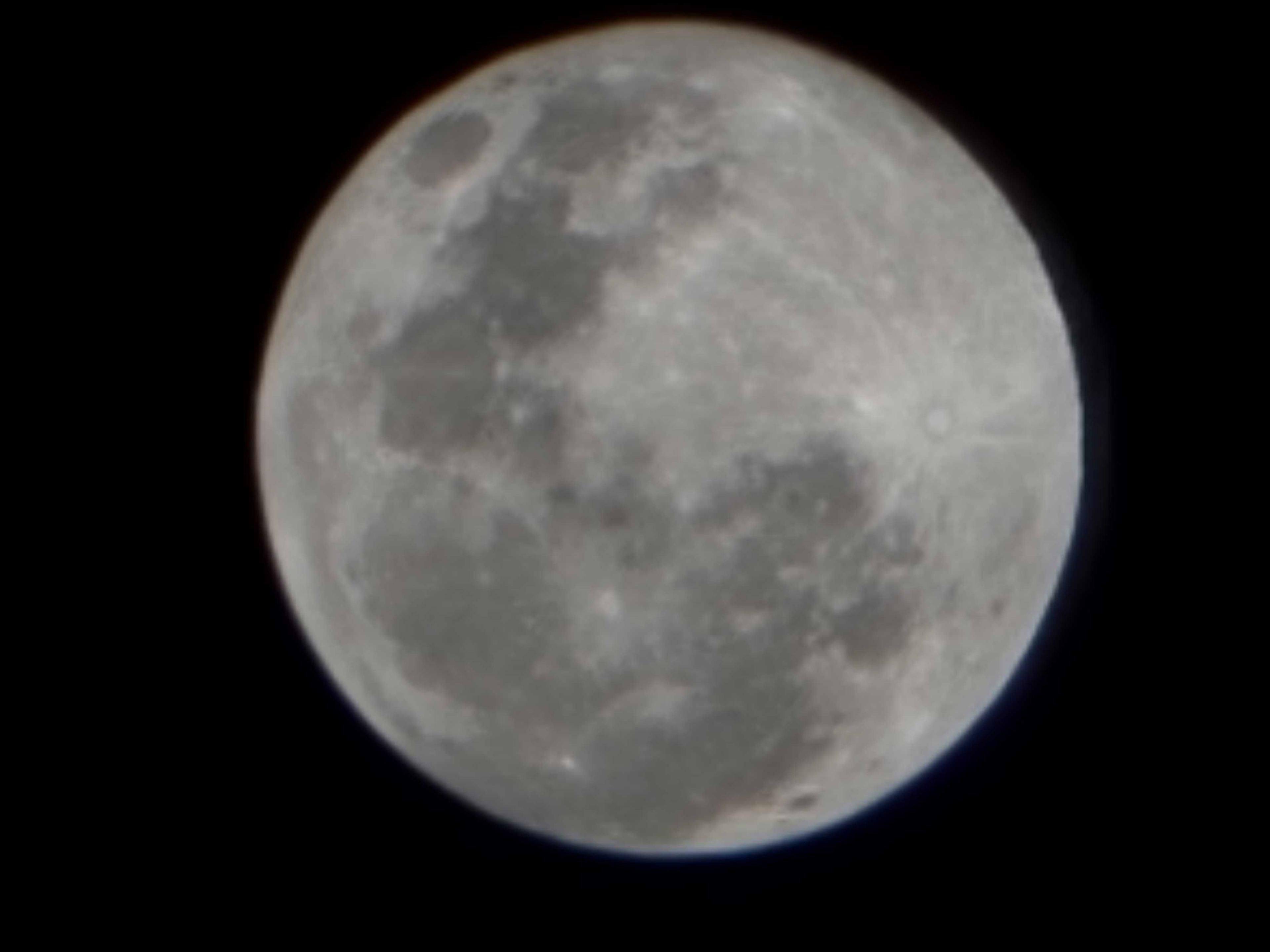 The Moon over Kierspe, Deutschland — full moon, Lunar Day 16