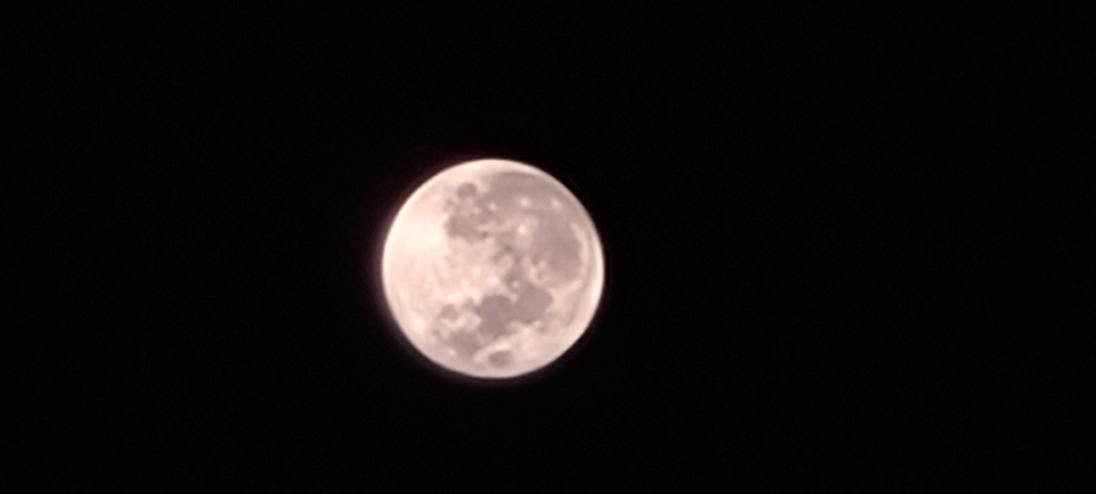 The Moon over Puerto Montt, Chile — full moon, Lunar Day 15