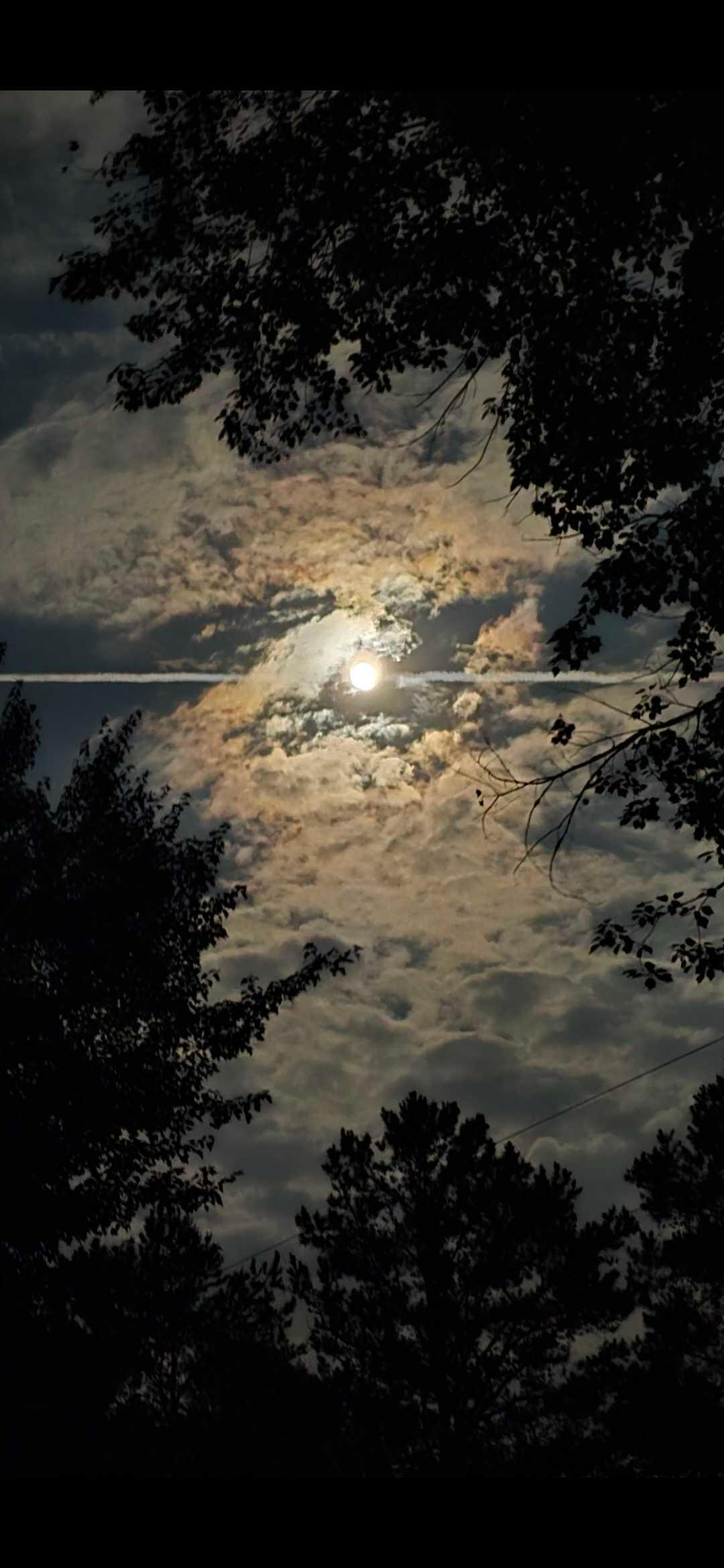 The Moon over Statesville, United States — full moon, Lunar Day 15