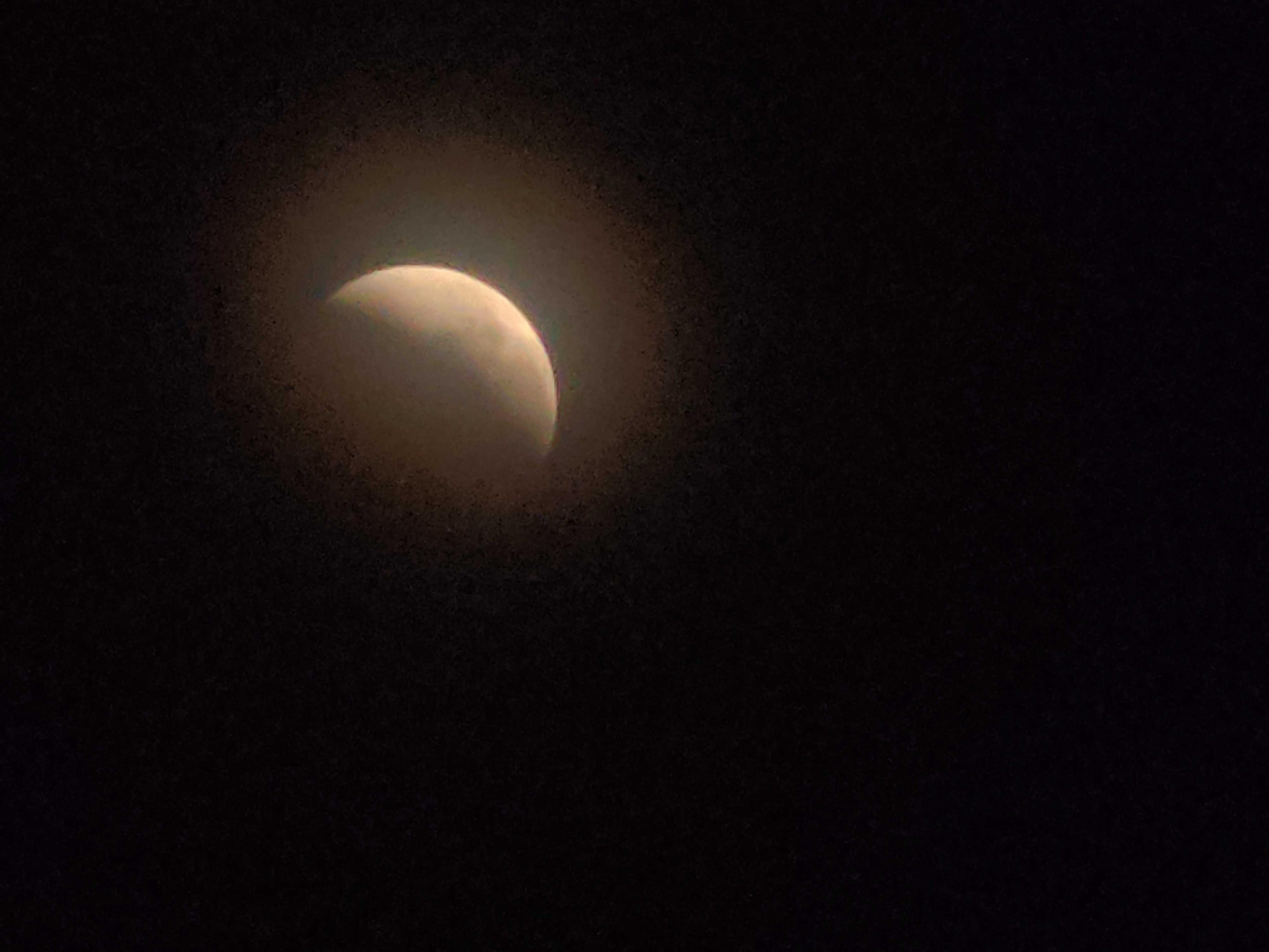 The Moon over Thailand — full moon, Lunar Day 14