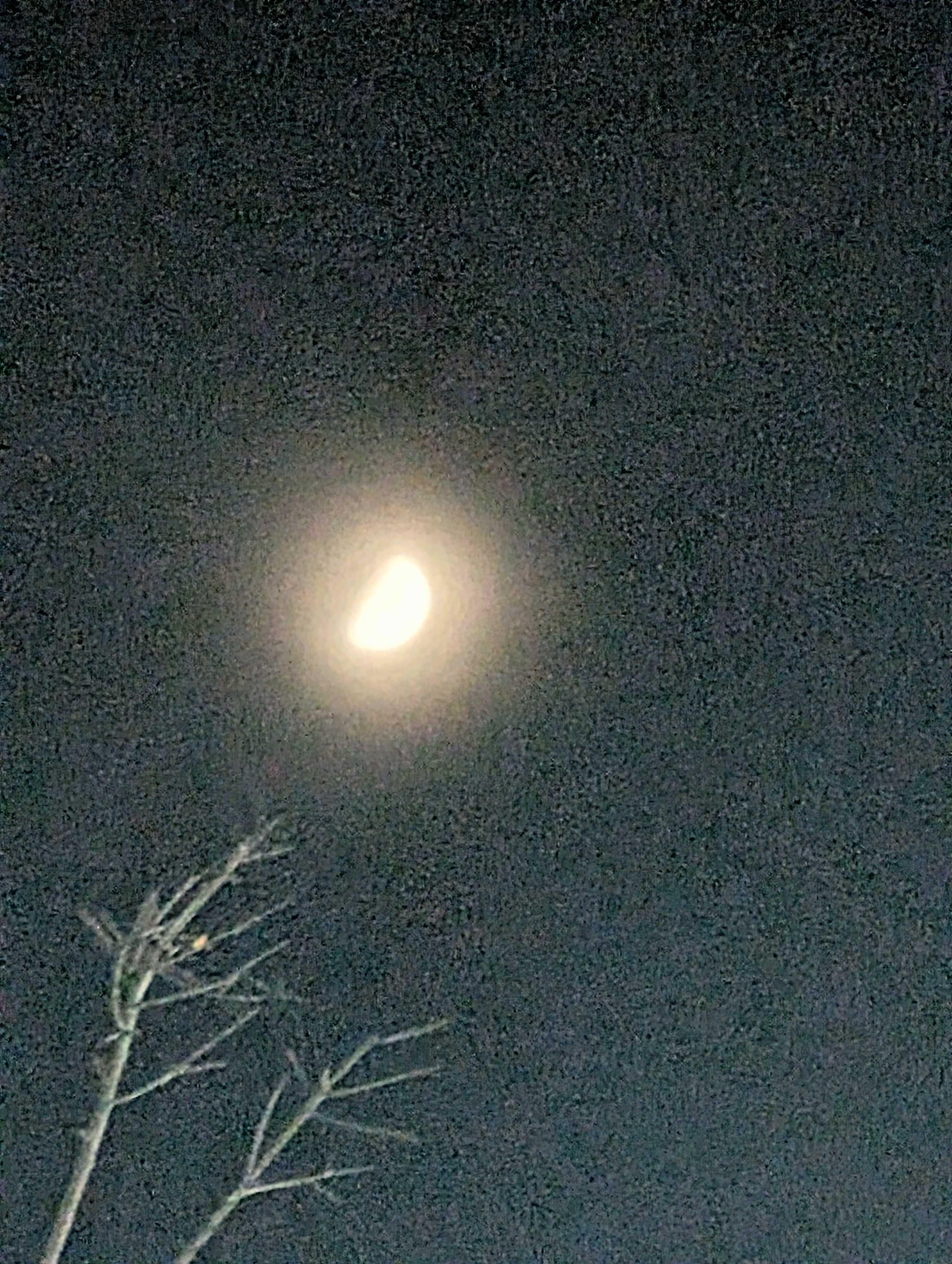 The Moon over Port St. Lucie, United States — first quarter, Lunar Day 10