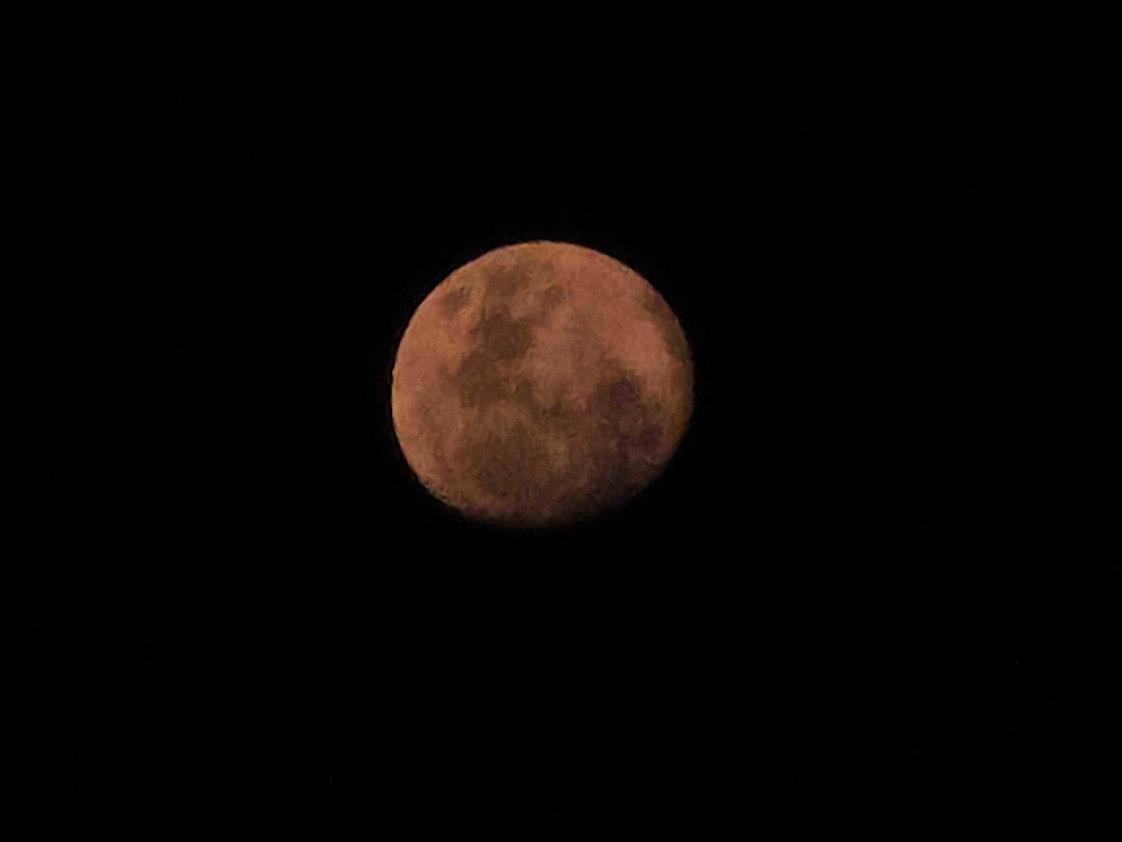 The Moon over Saratoga Springs, United States — waxing gibbous, Lunar Day 12