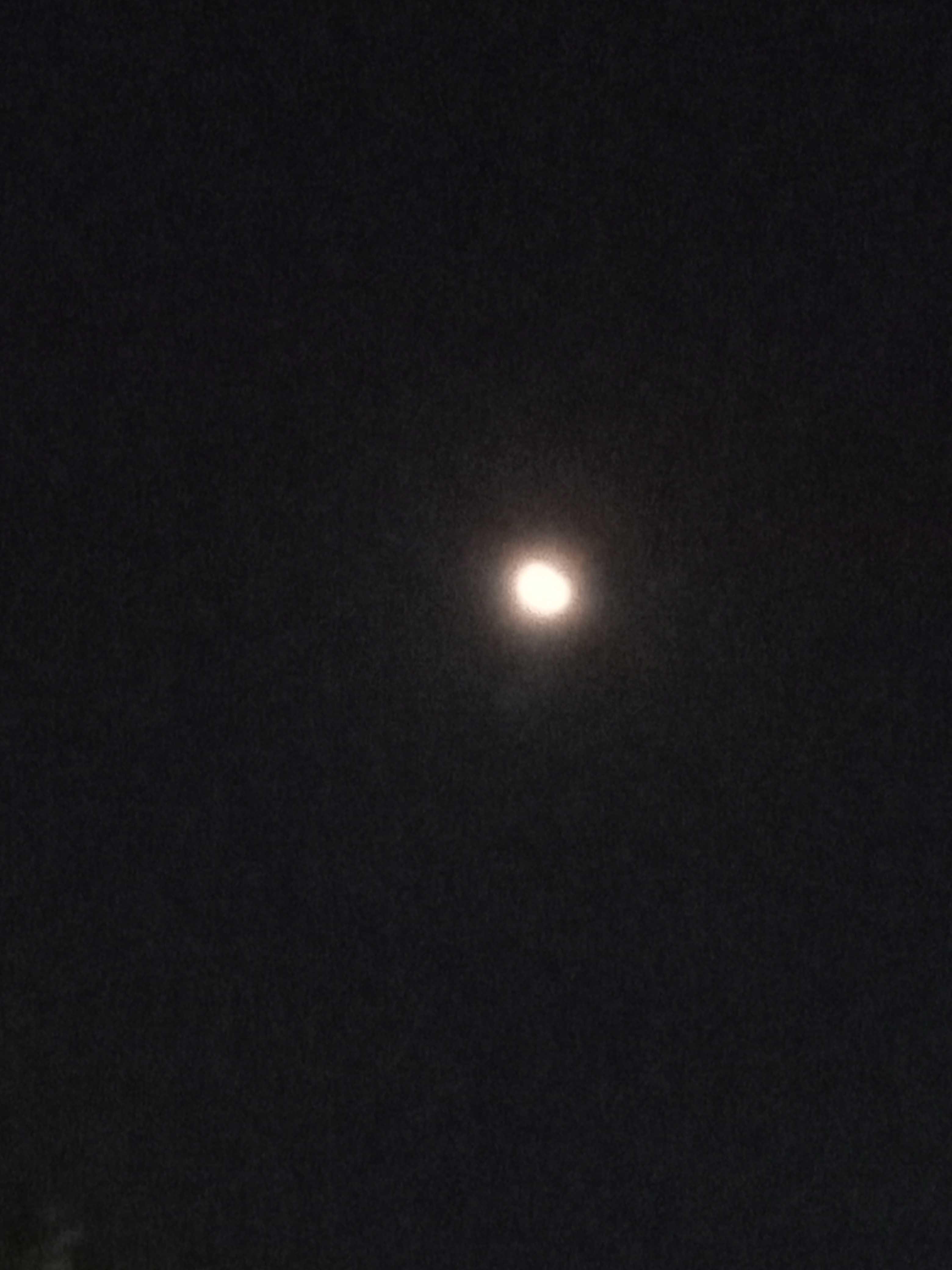 The Moon over Don Bosco, Argentina — first quarter, Lunar Day 10