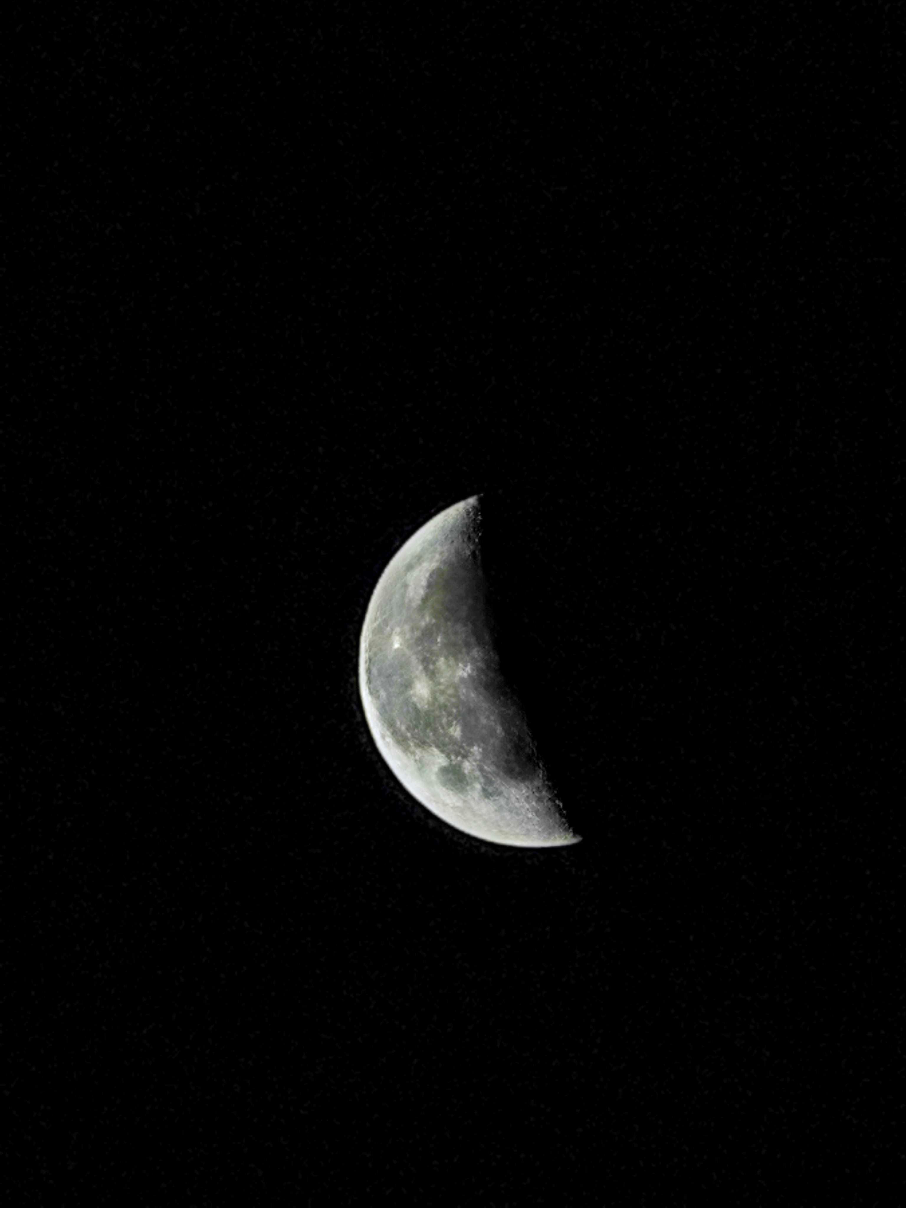 The Moon over Mårslet, Denmark — last quarter, Lunar Day 23