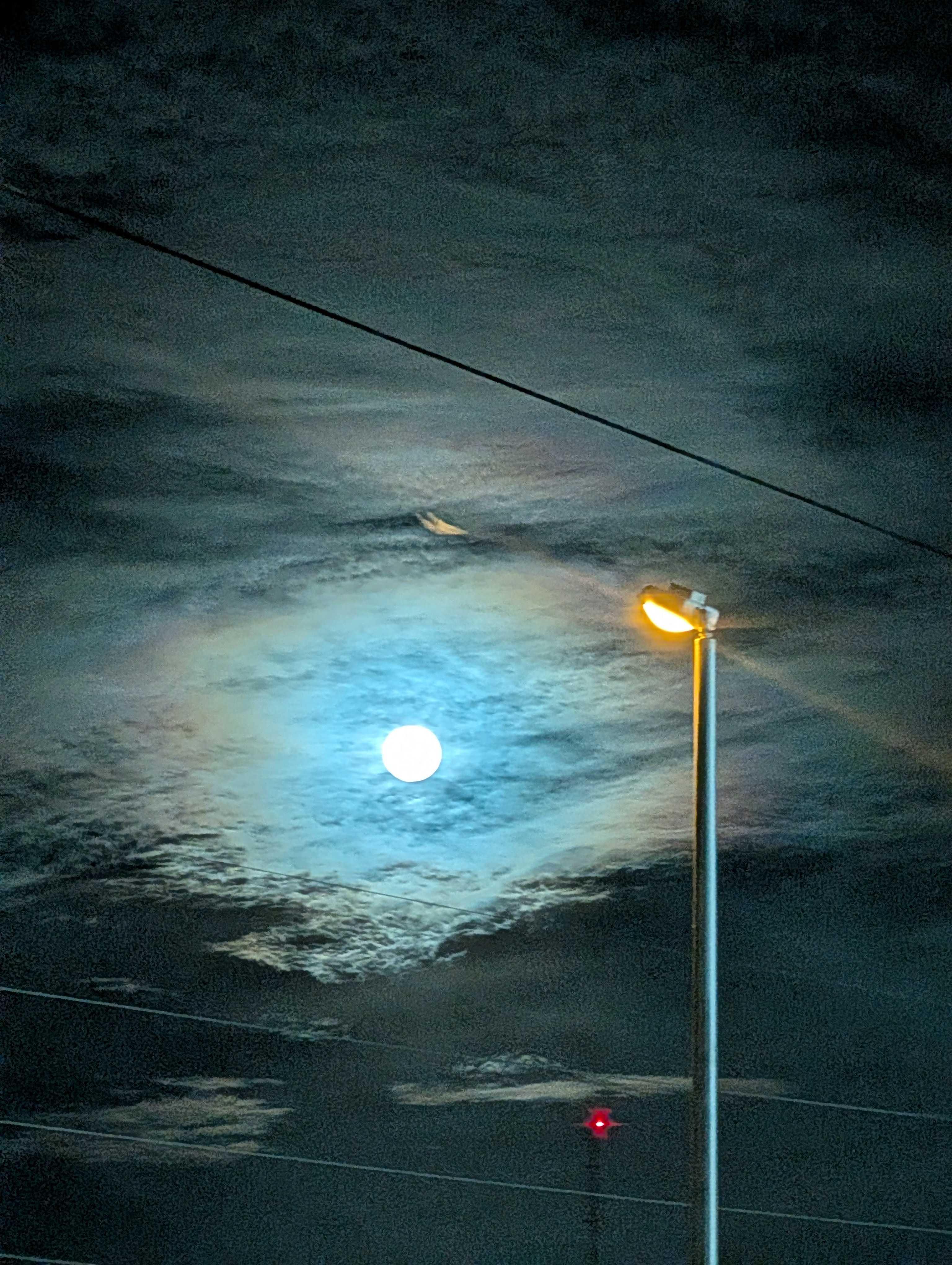 The Moon over Port St. Lucie, United States — full moon, Lunar Day 16
