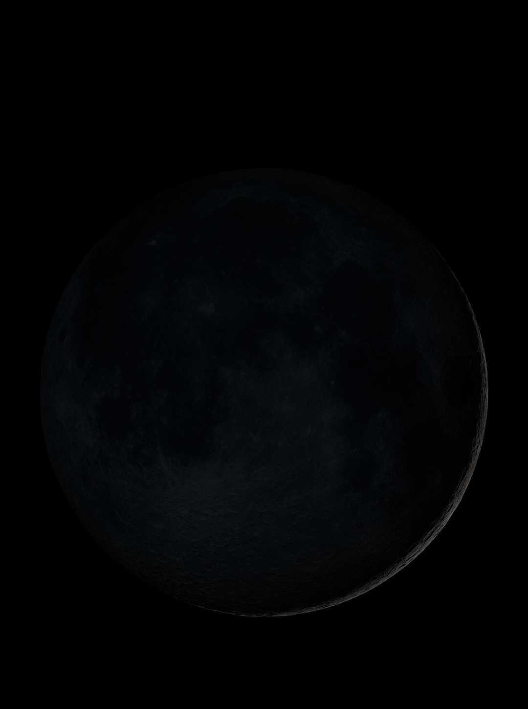 The Moon over El Verger, España — last quarter, Lunar Day 21