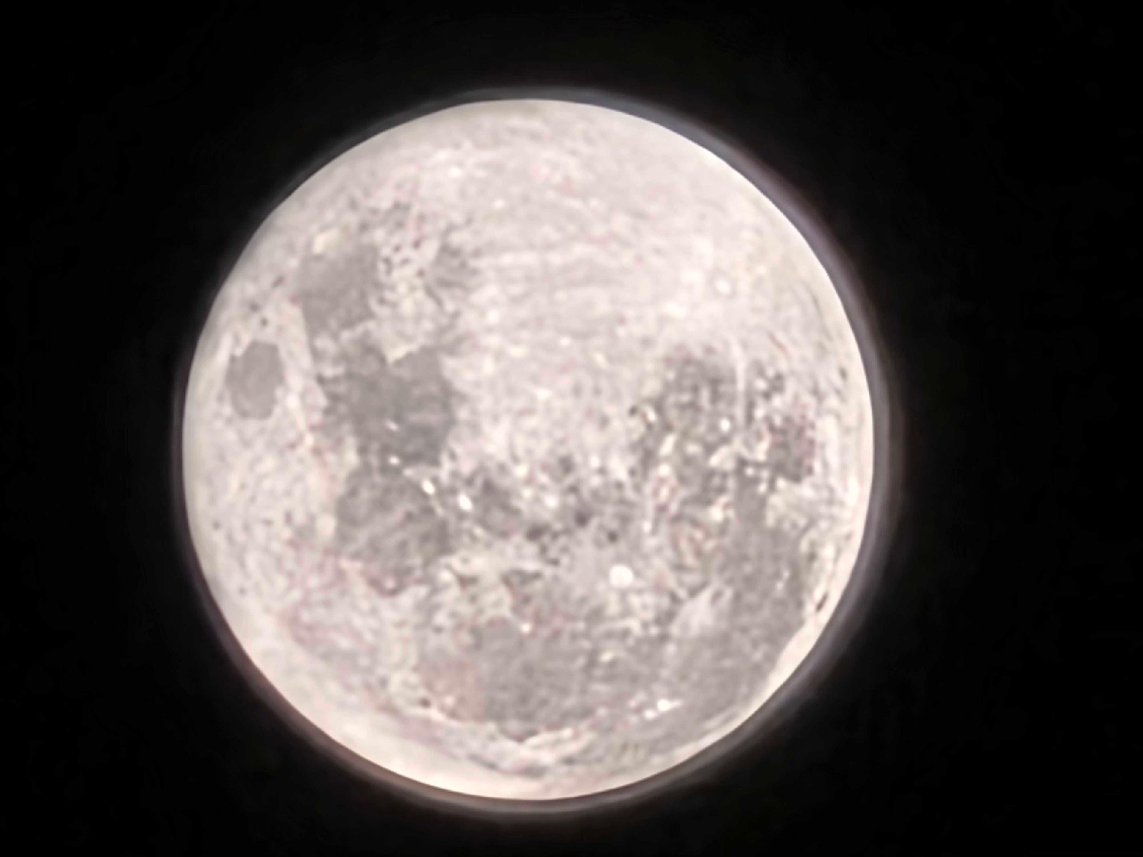 The Moon over Cambois, United Kingdom — full moon, Lunar Day 15