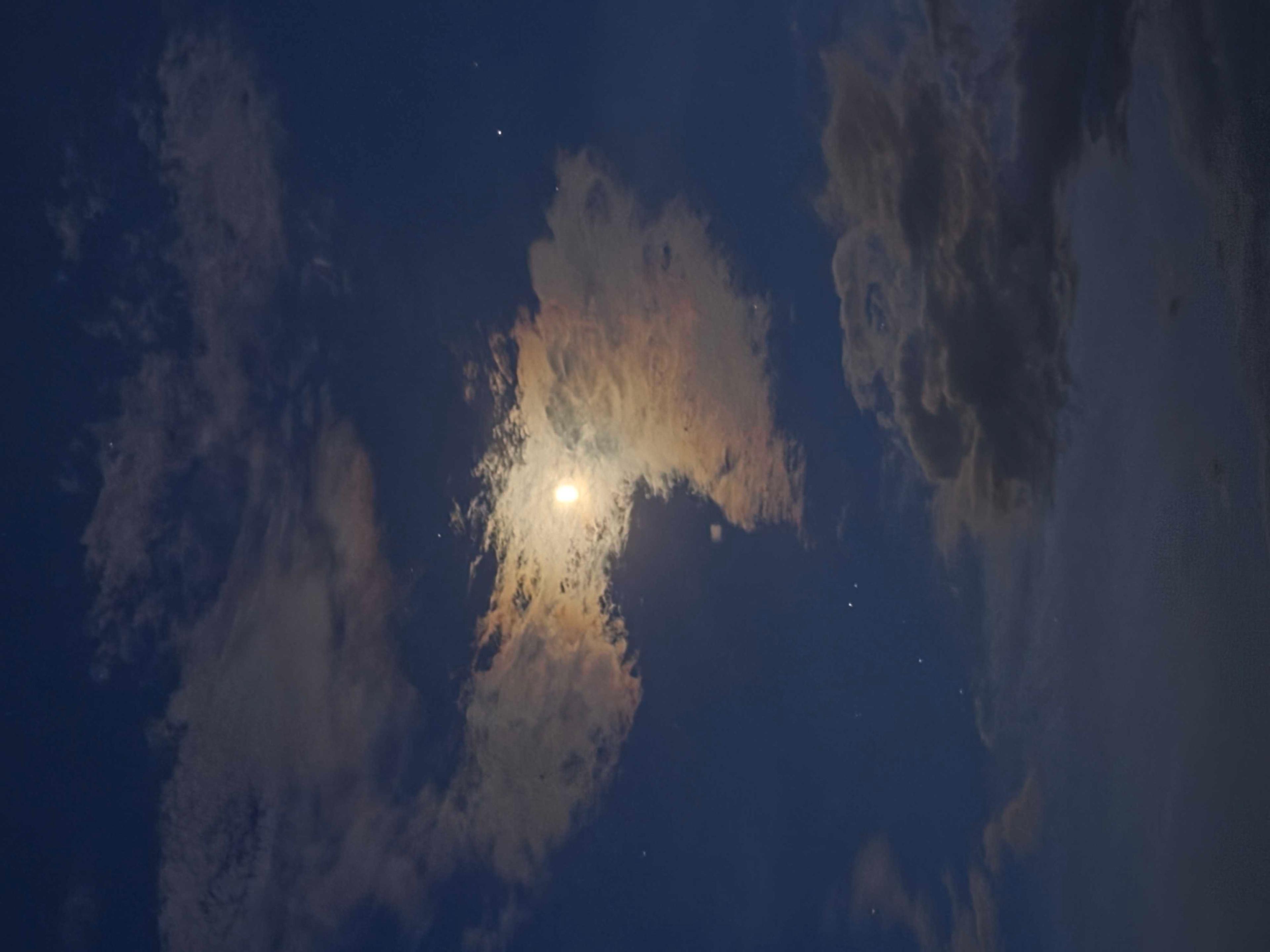 The Moon over Tucson, United States — waxing gibbous, Lunar Day 10