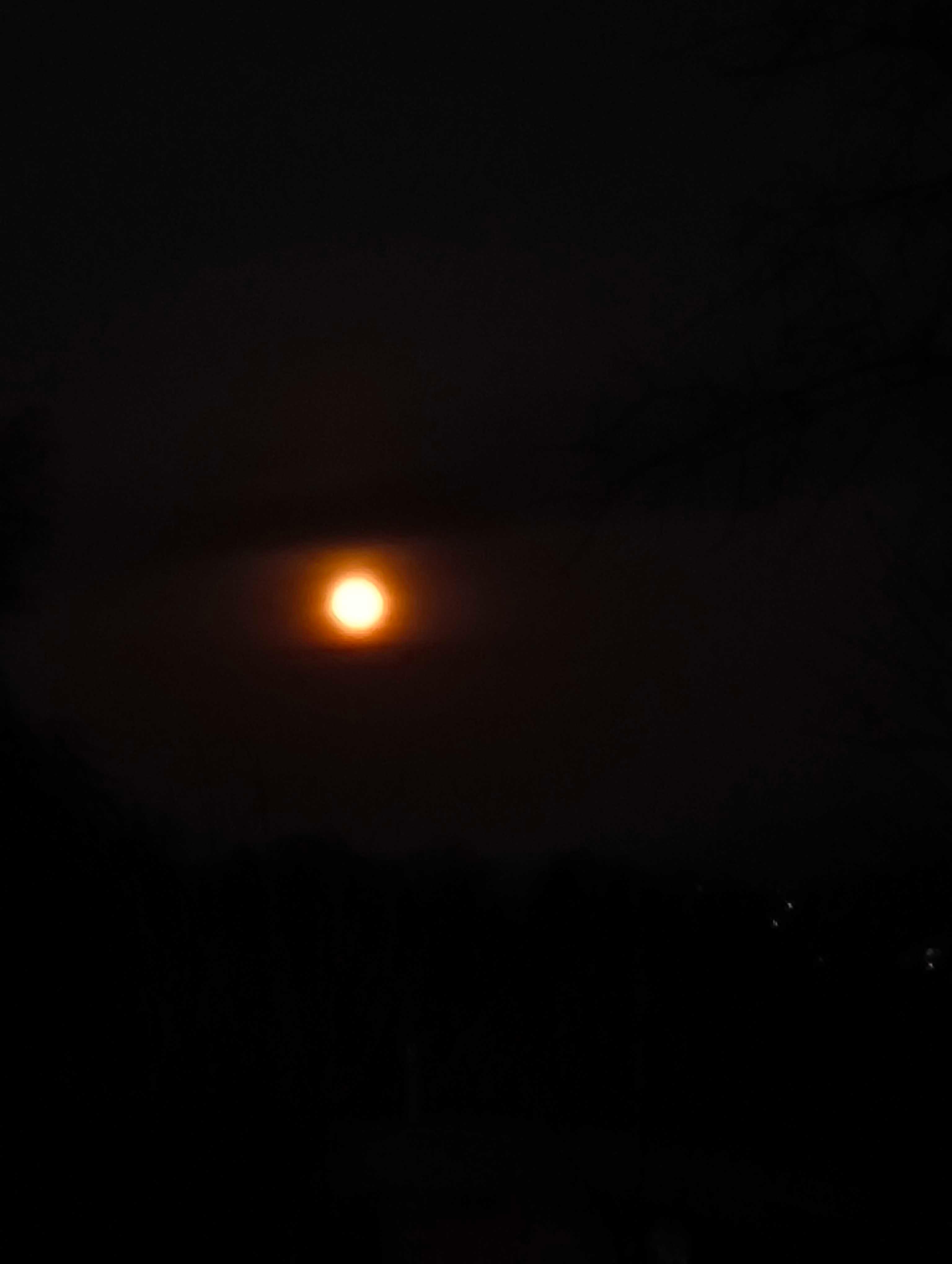 The Moon over Bad Schwalbach, Deutschland — full moon, Lunar Day 15