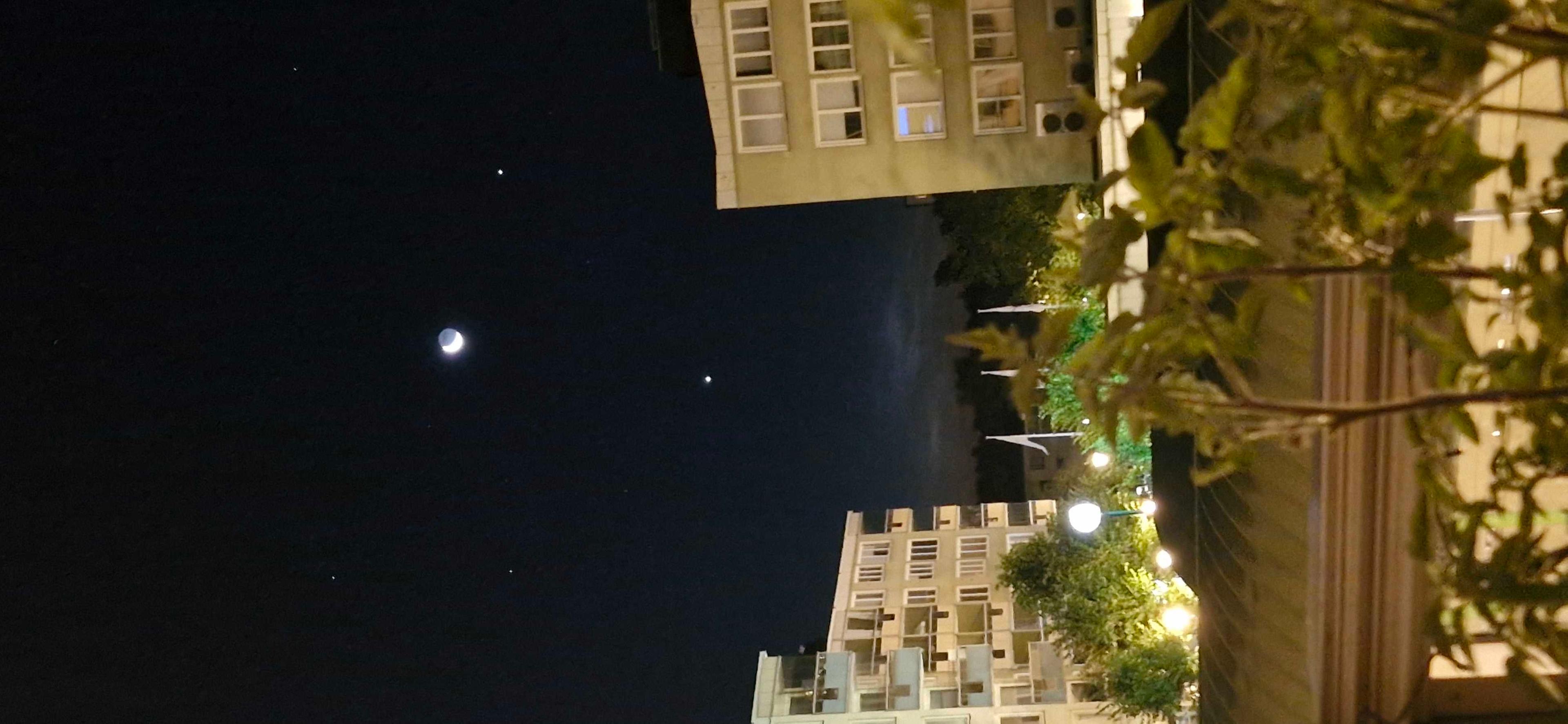 The Moon over Sweden — waning crescent, Lunar Day 27