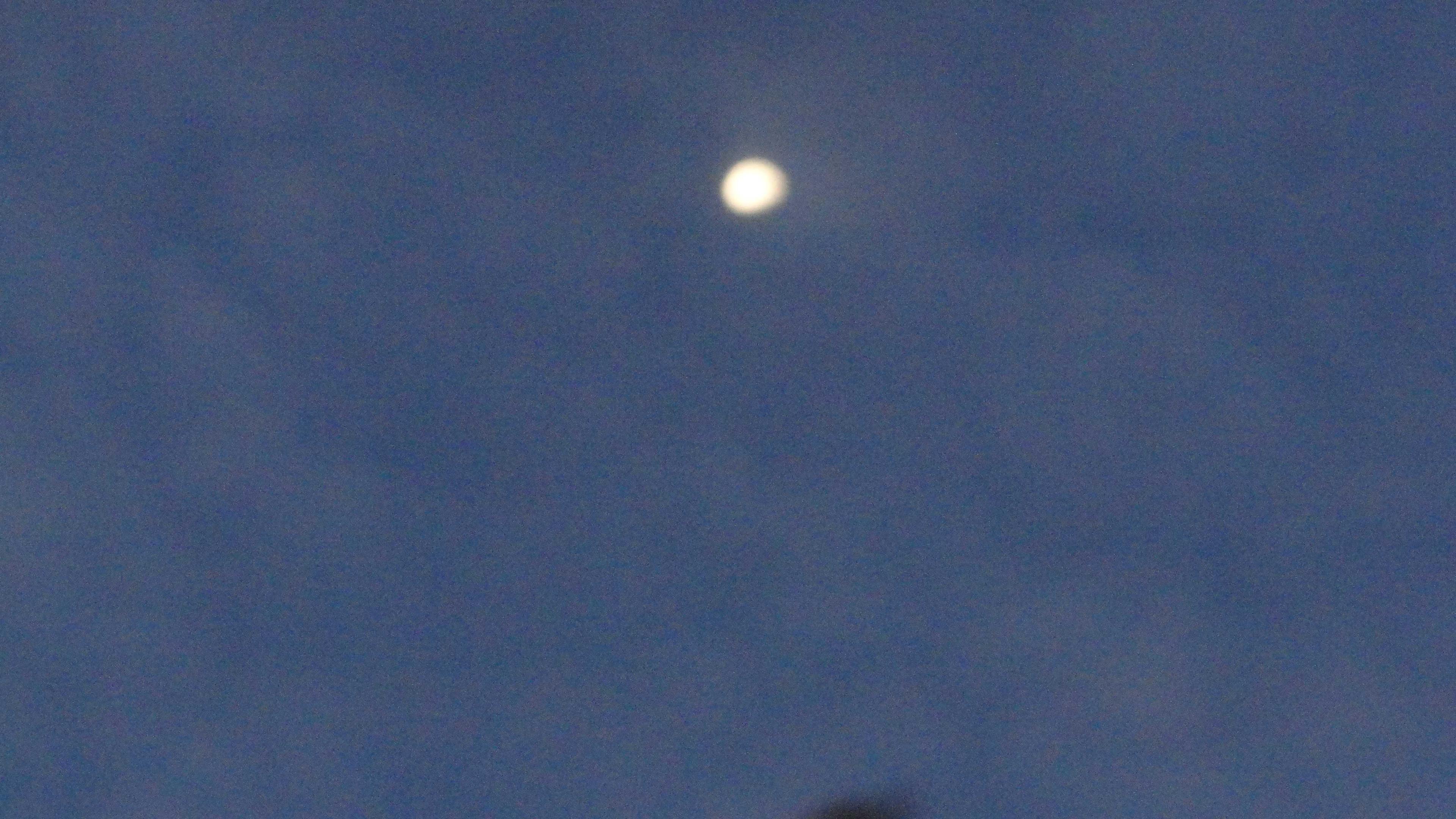 The Moon over Brasil — waning gibbous, Lunar Day 17