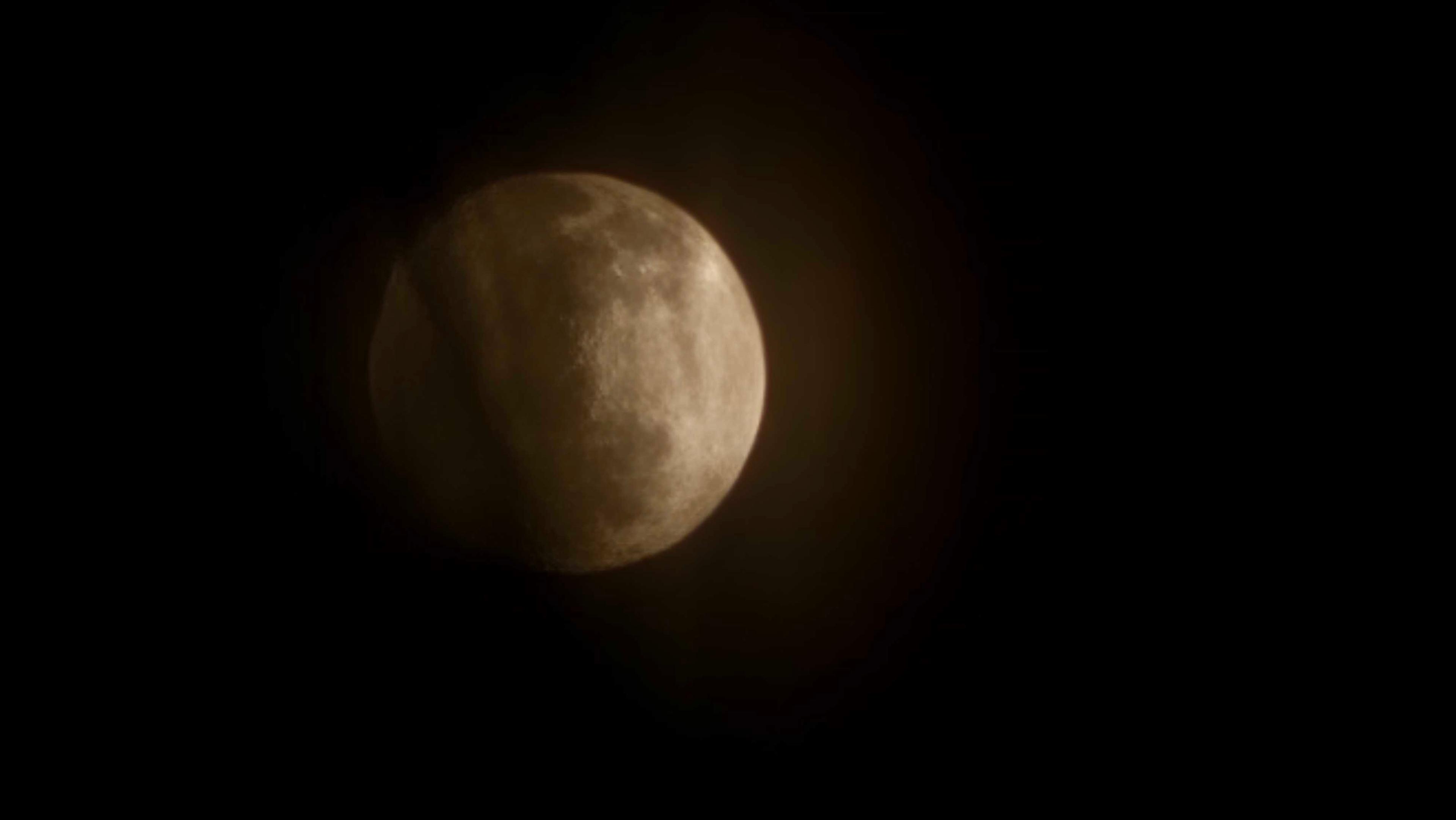The Moon over Knetzgau, Germany — full moon, Lunar Day 14