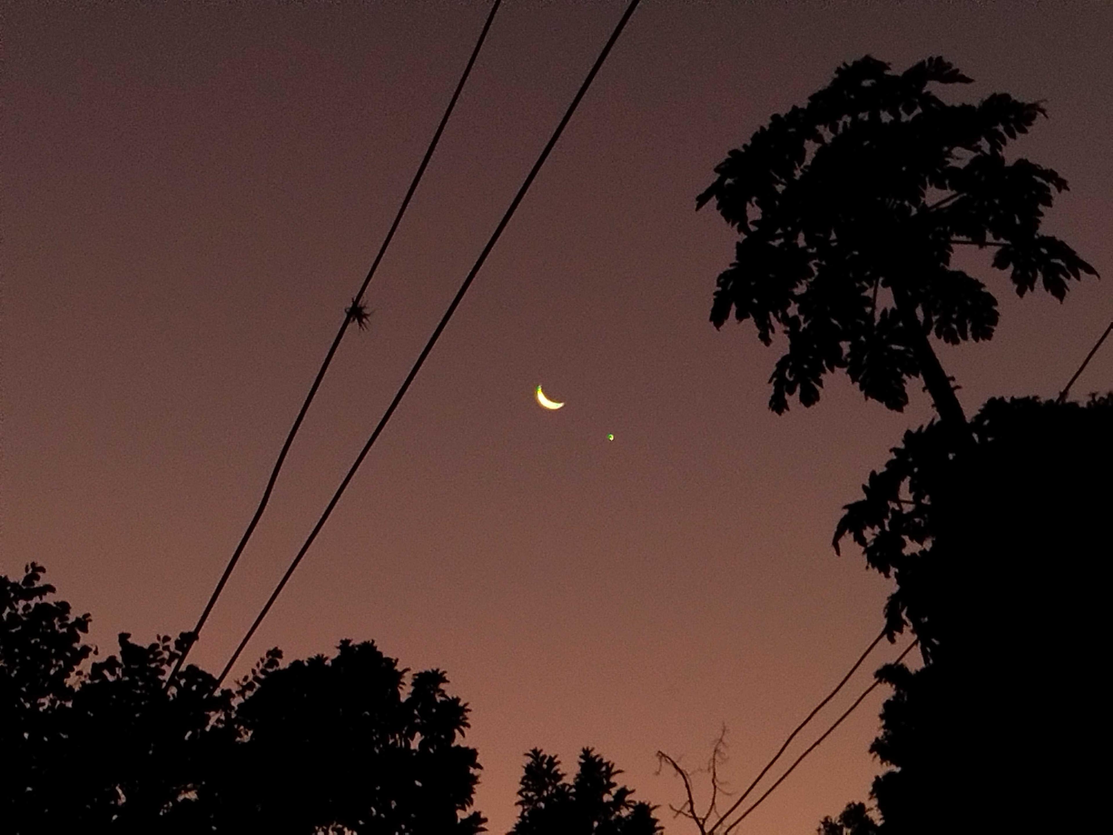 The Moon over Resistencia, Argentina — last quarter, Lunar Day 22