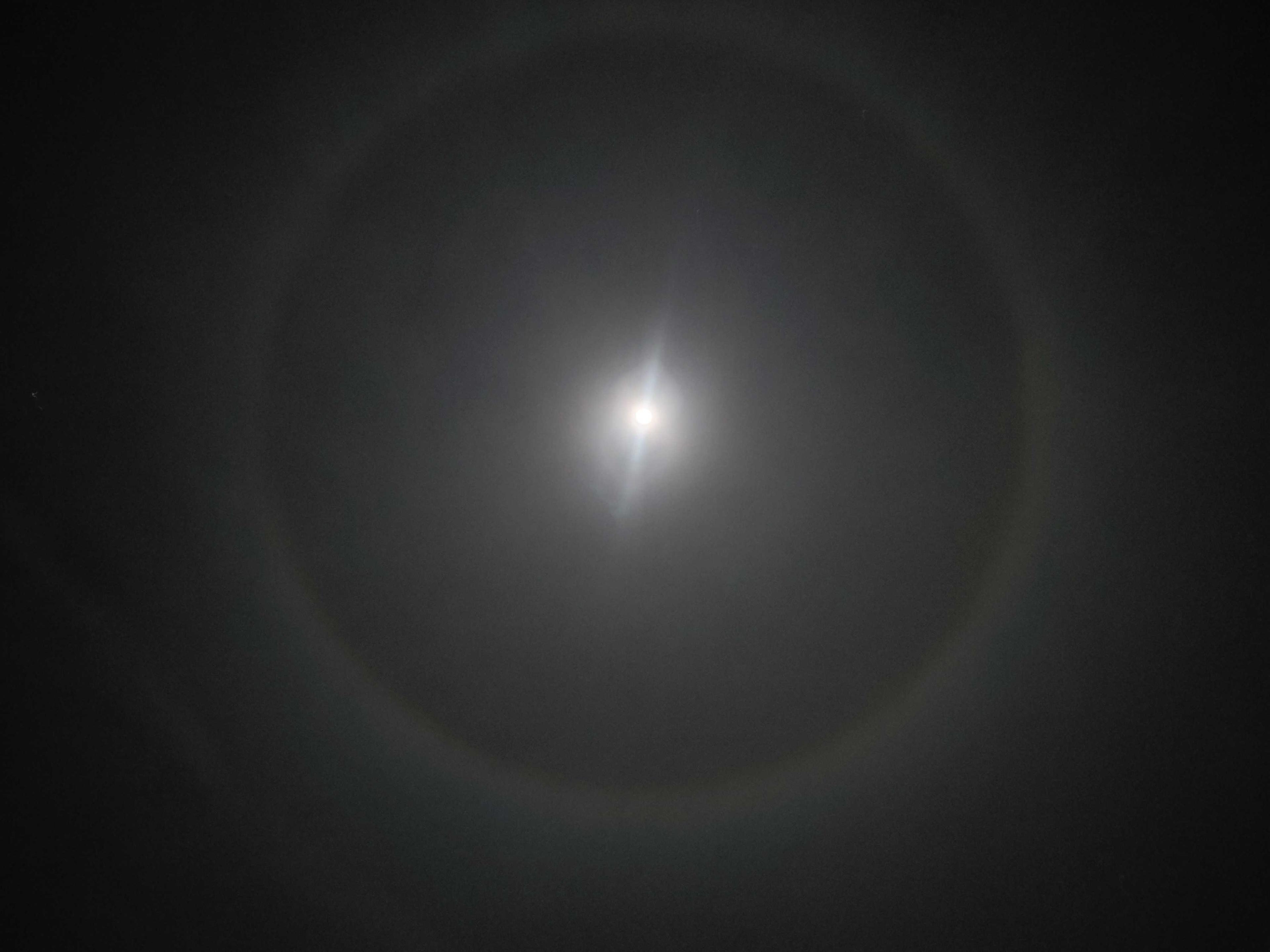 The Moon over Brasil — waxing gibbous, Lunar Day 13