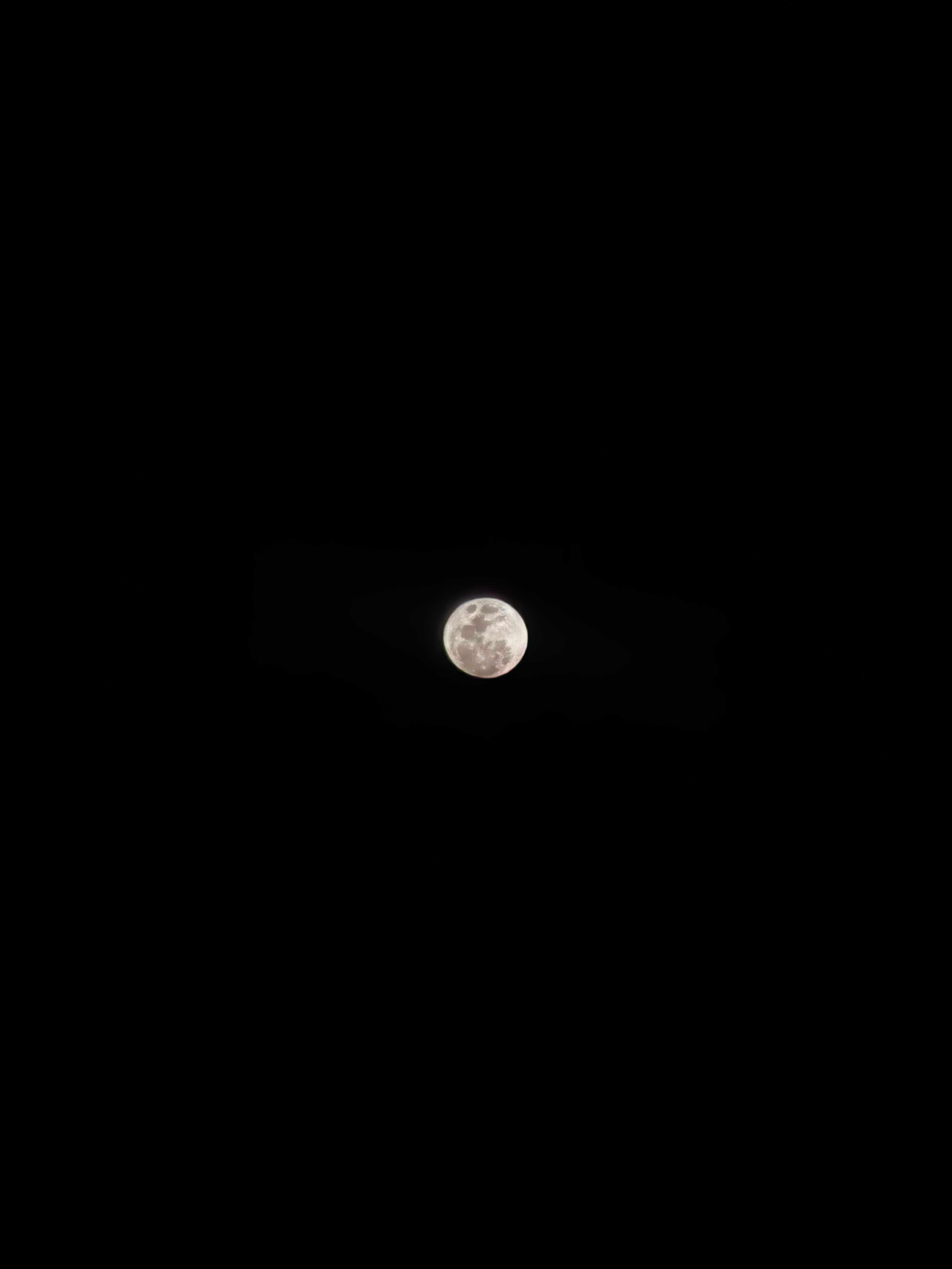 The Moon over Chennai, India — full moon, Lunar Day 13