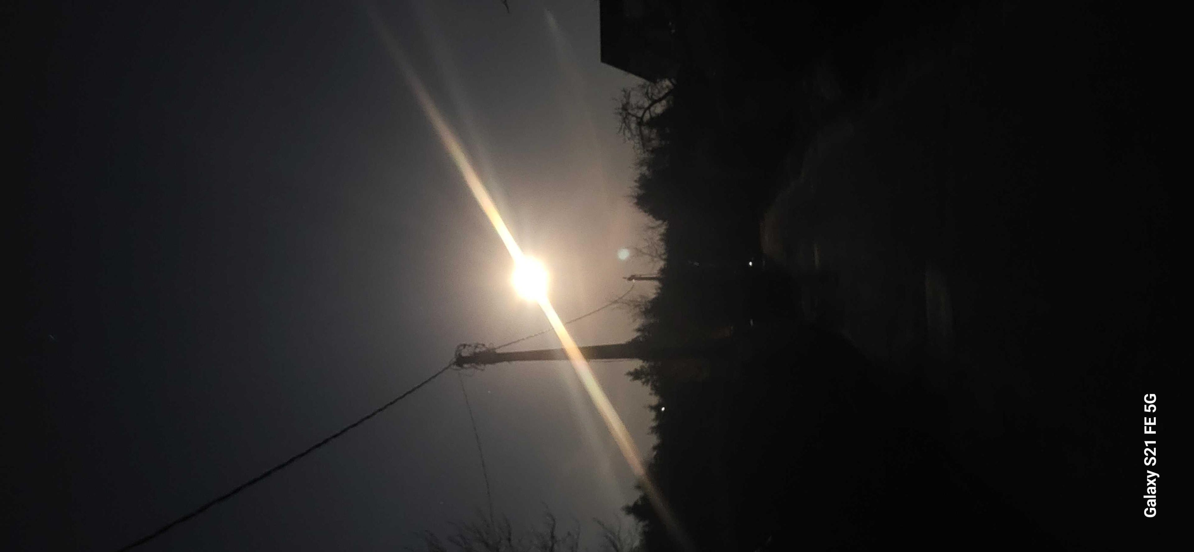 The Moon over Vilnius, Lithuania — full moon, Lunar Day 15