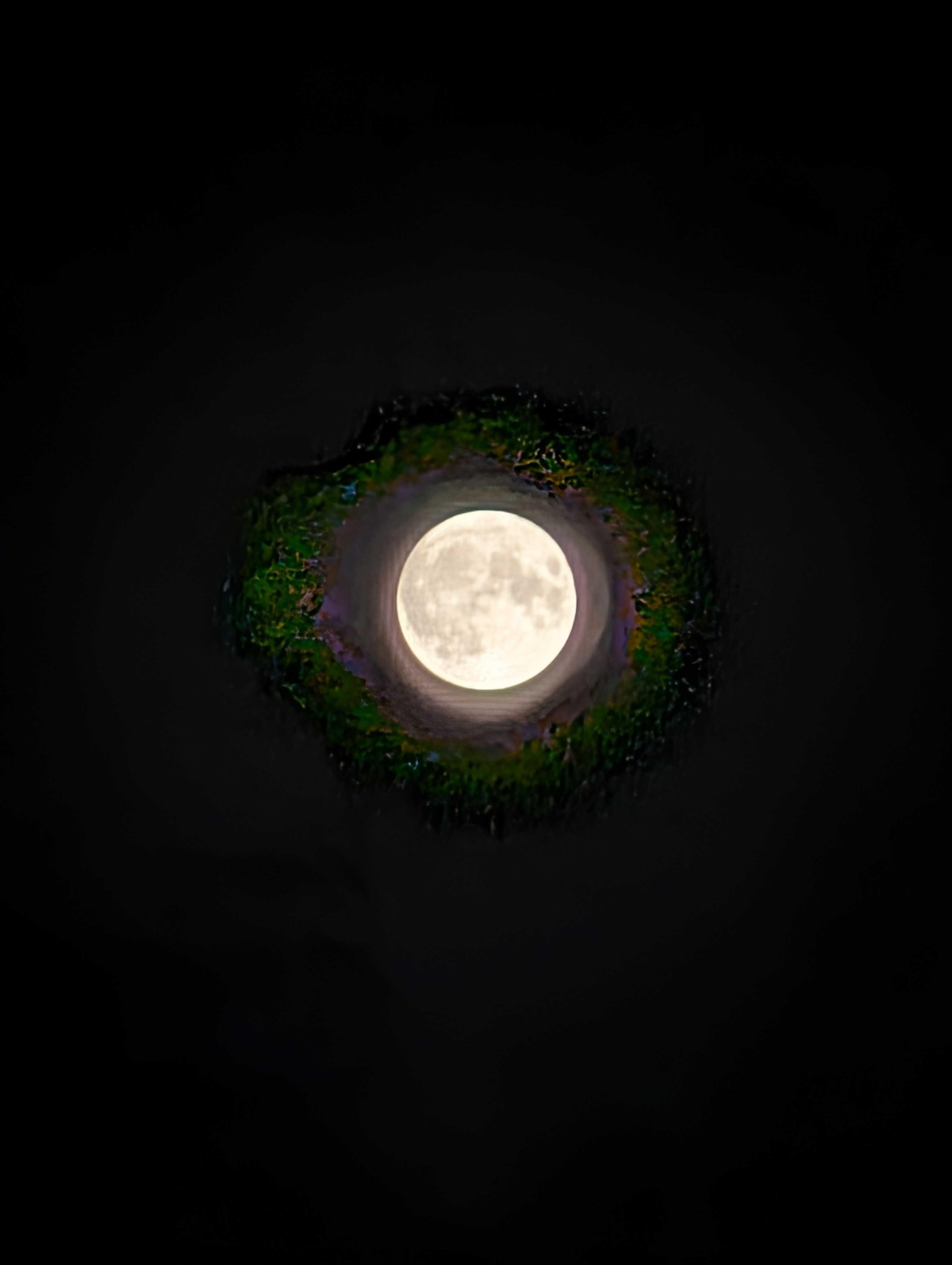 The Moon over Shortsville, United States — full moon, Lunar Day 15