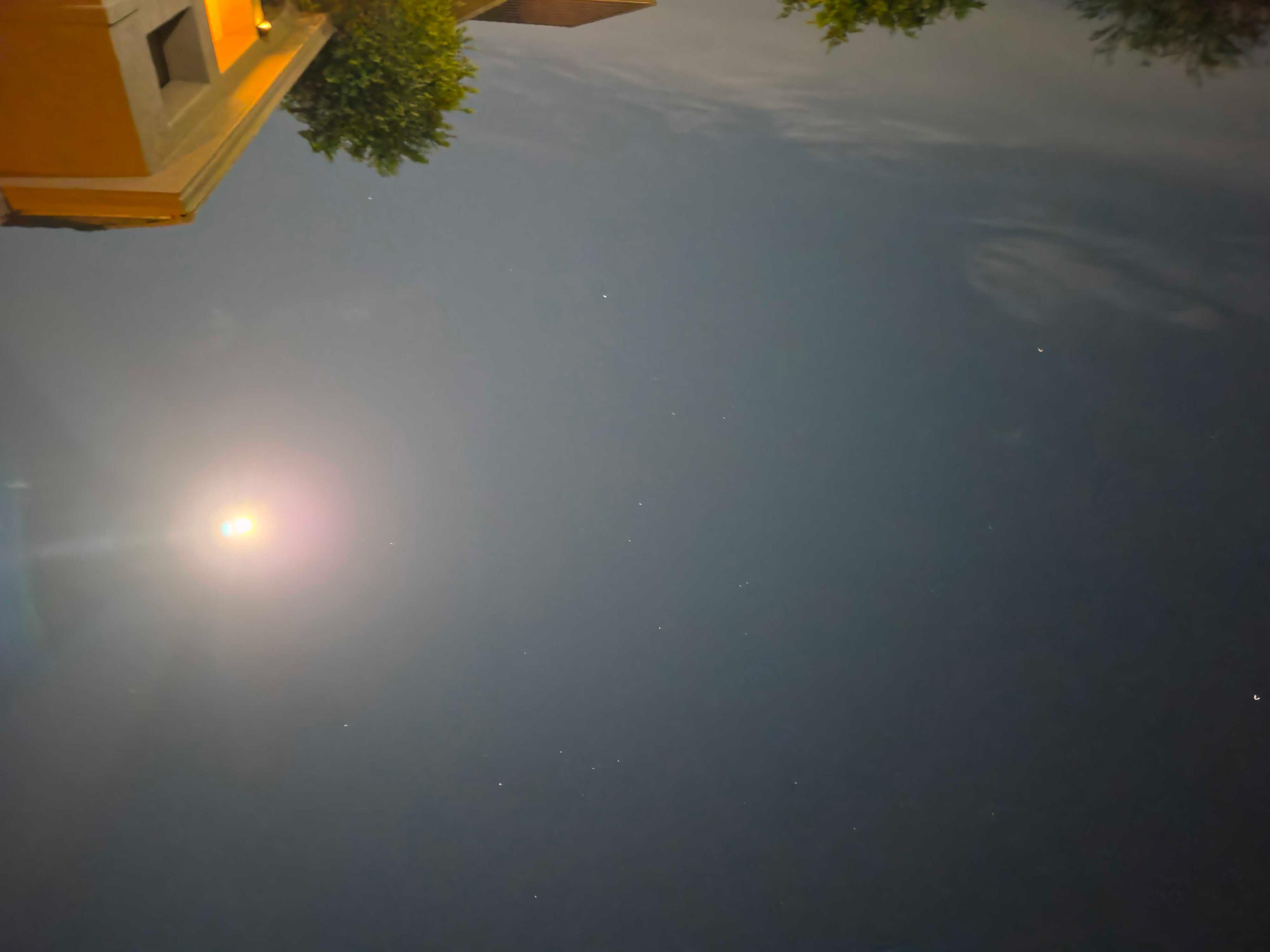 The Moon over Tucson, United States — full moon, Lunar Day 17