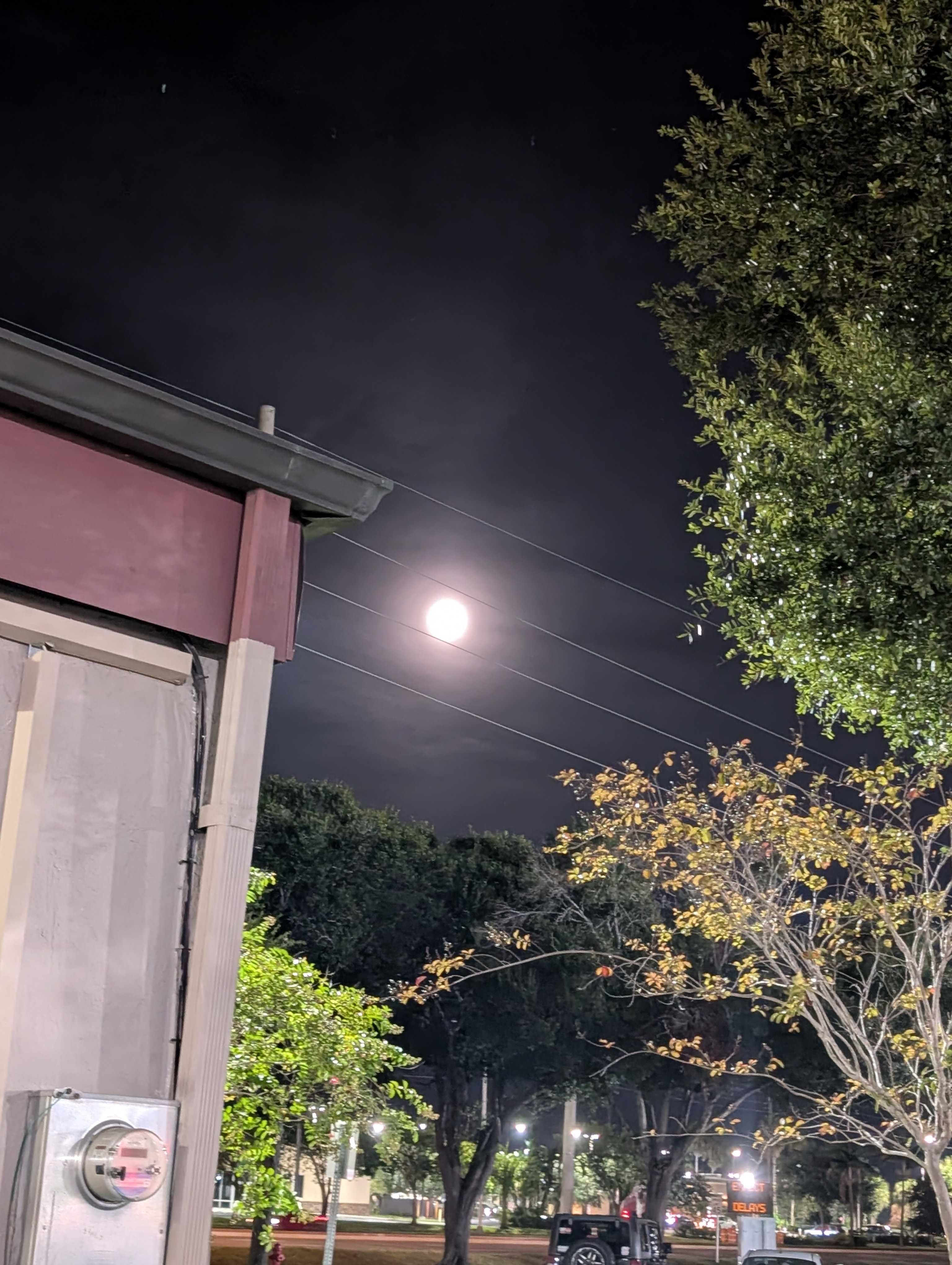 The Moon over Port St. Lucie, United States — full moon, Lunar Day 17