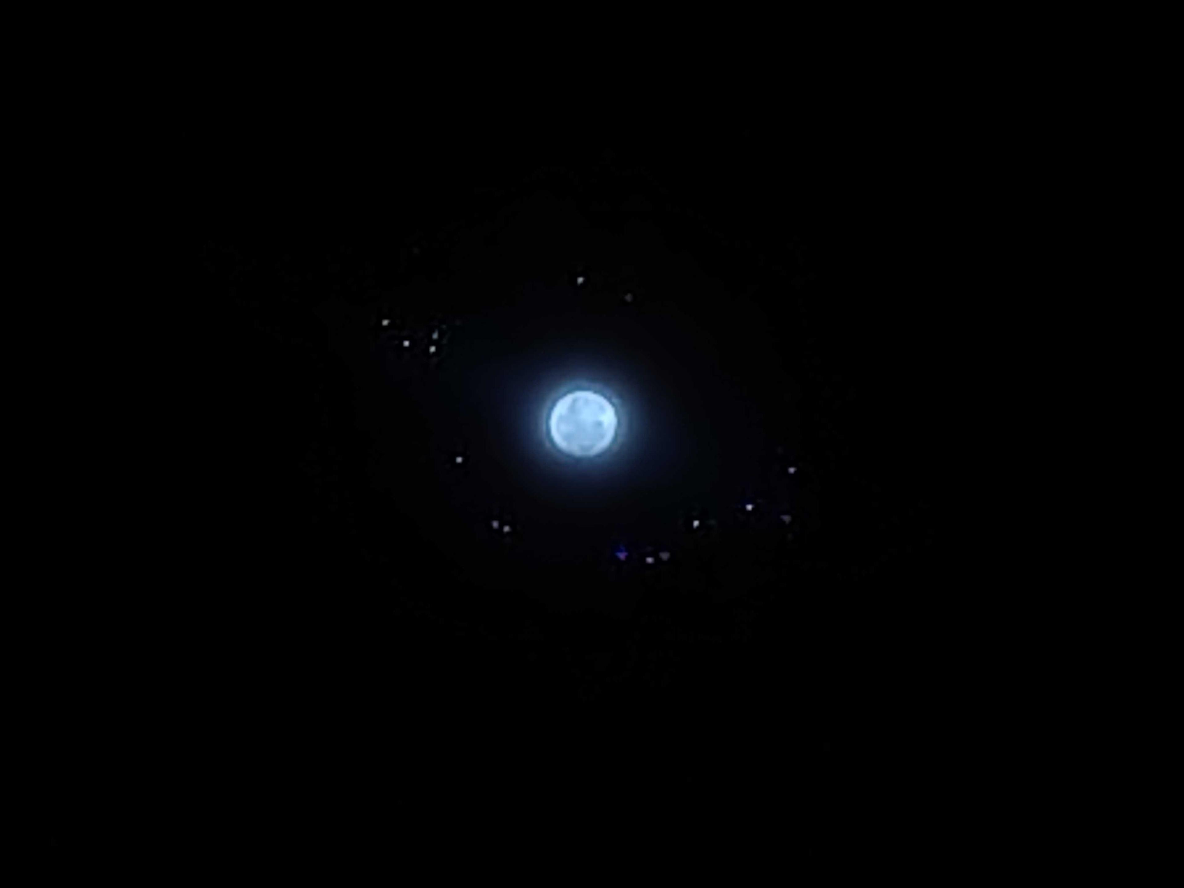 The Moon over Agualva-Cacém, Portugal — full moon, Lunar Day 15
