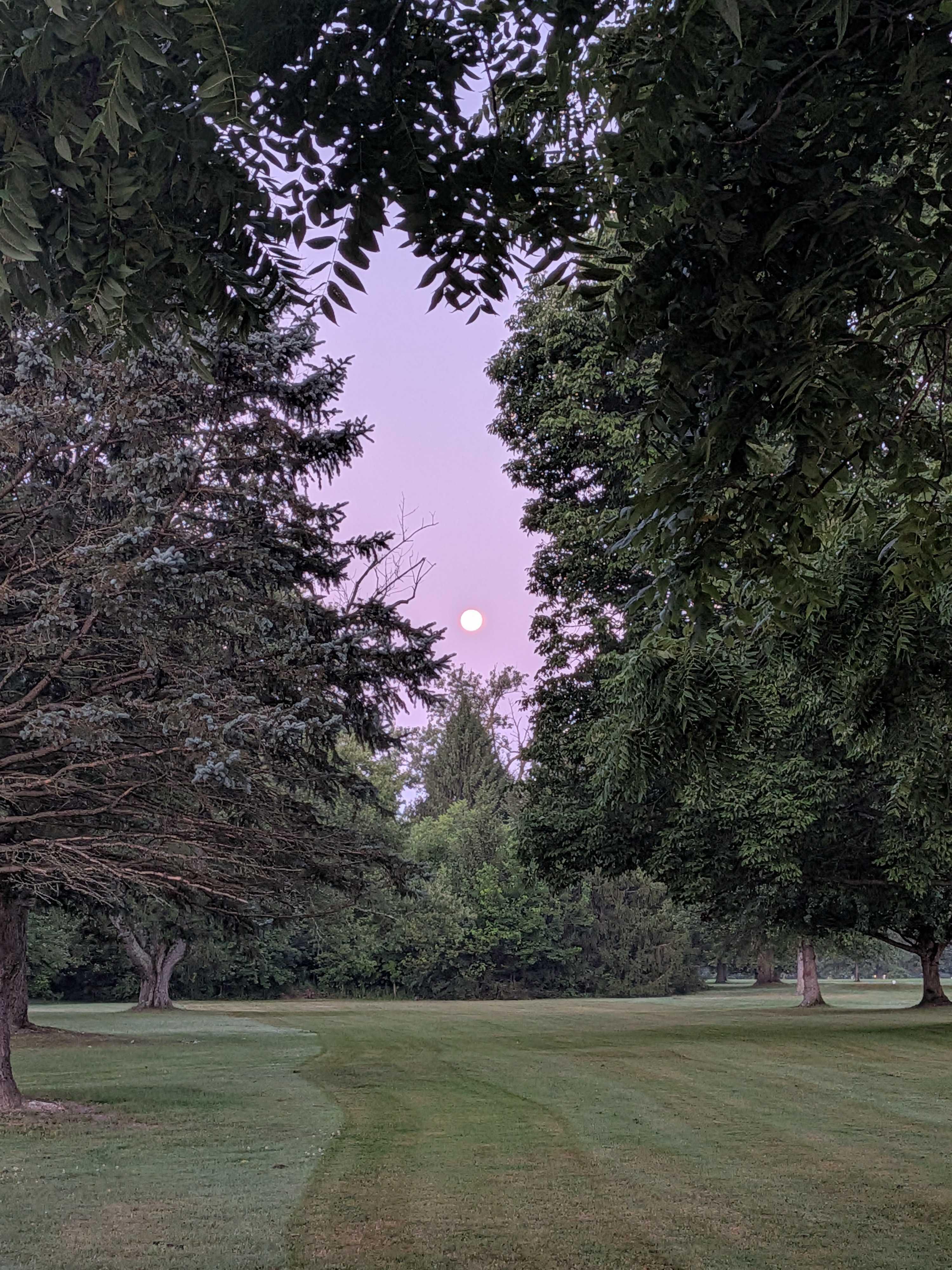 The Moon over Anderson, United States — full moon, Lunar Day 16
