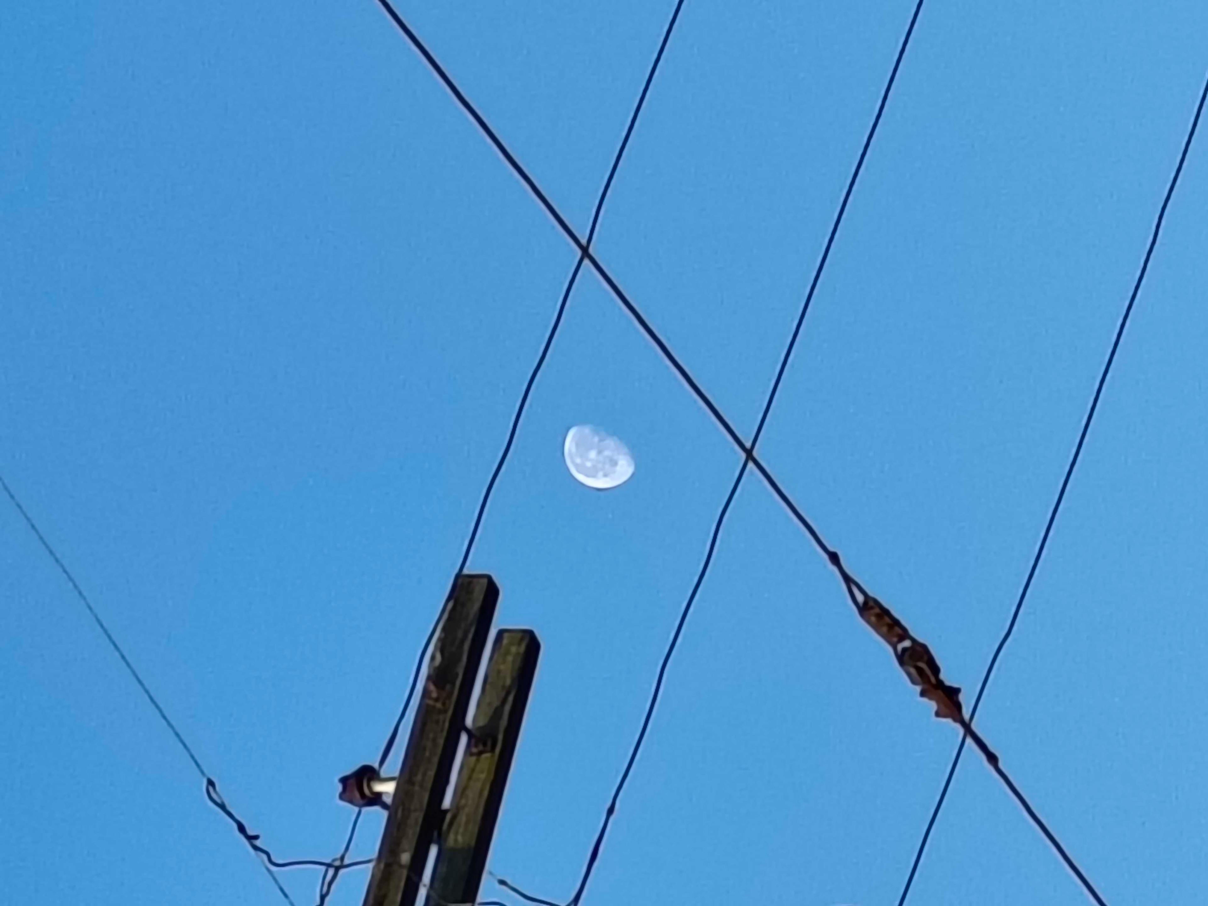The Moon over Beachwood, United States — waning gibbous, Lunar Day 20
