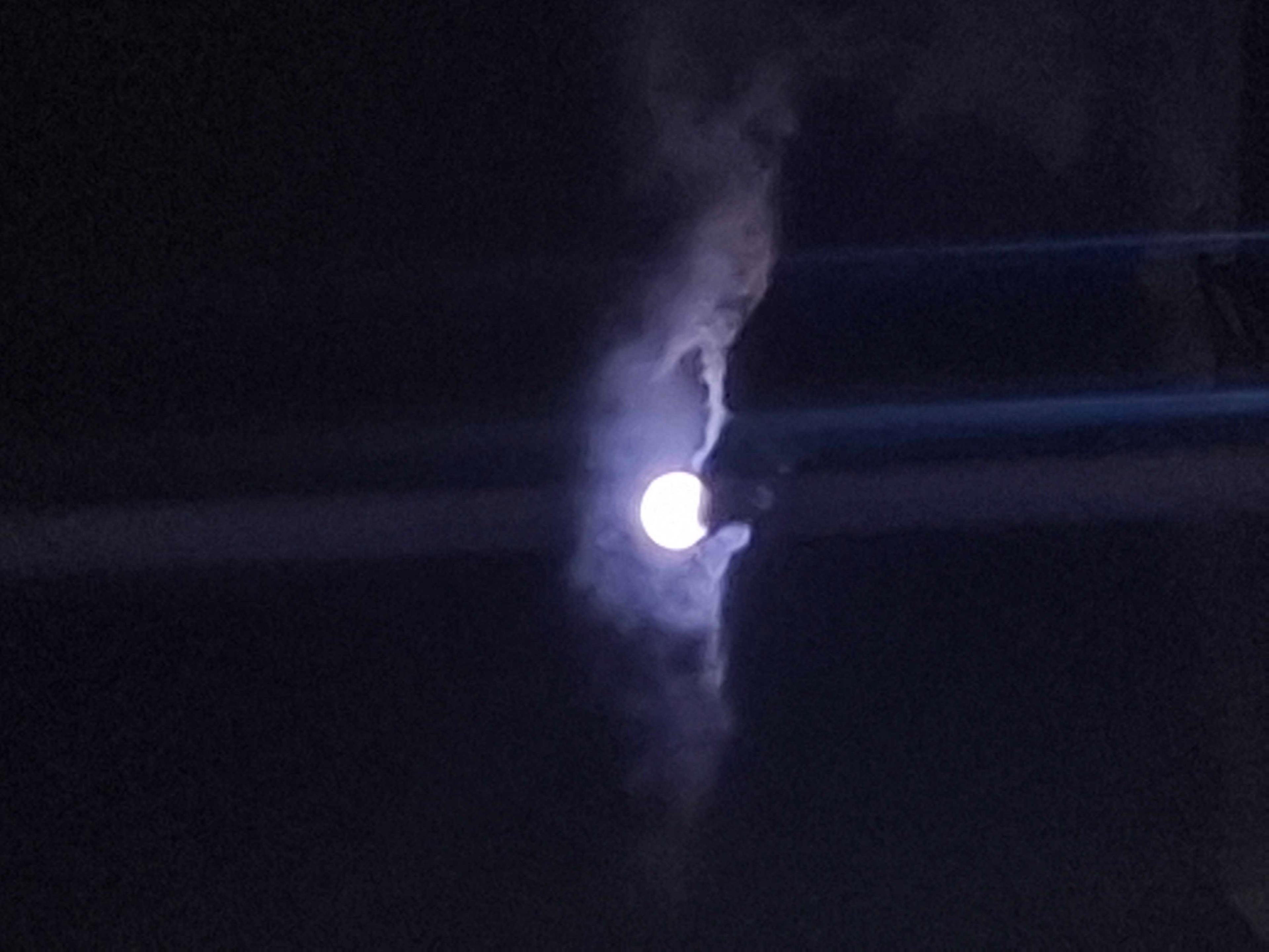 The Moon over Puerto del Rosario, España — full moon, Lunar Day 15