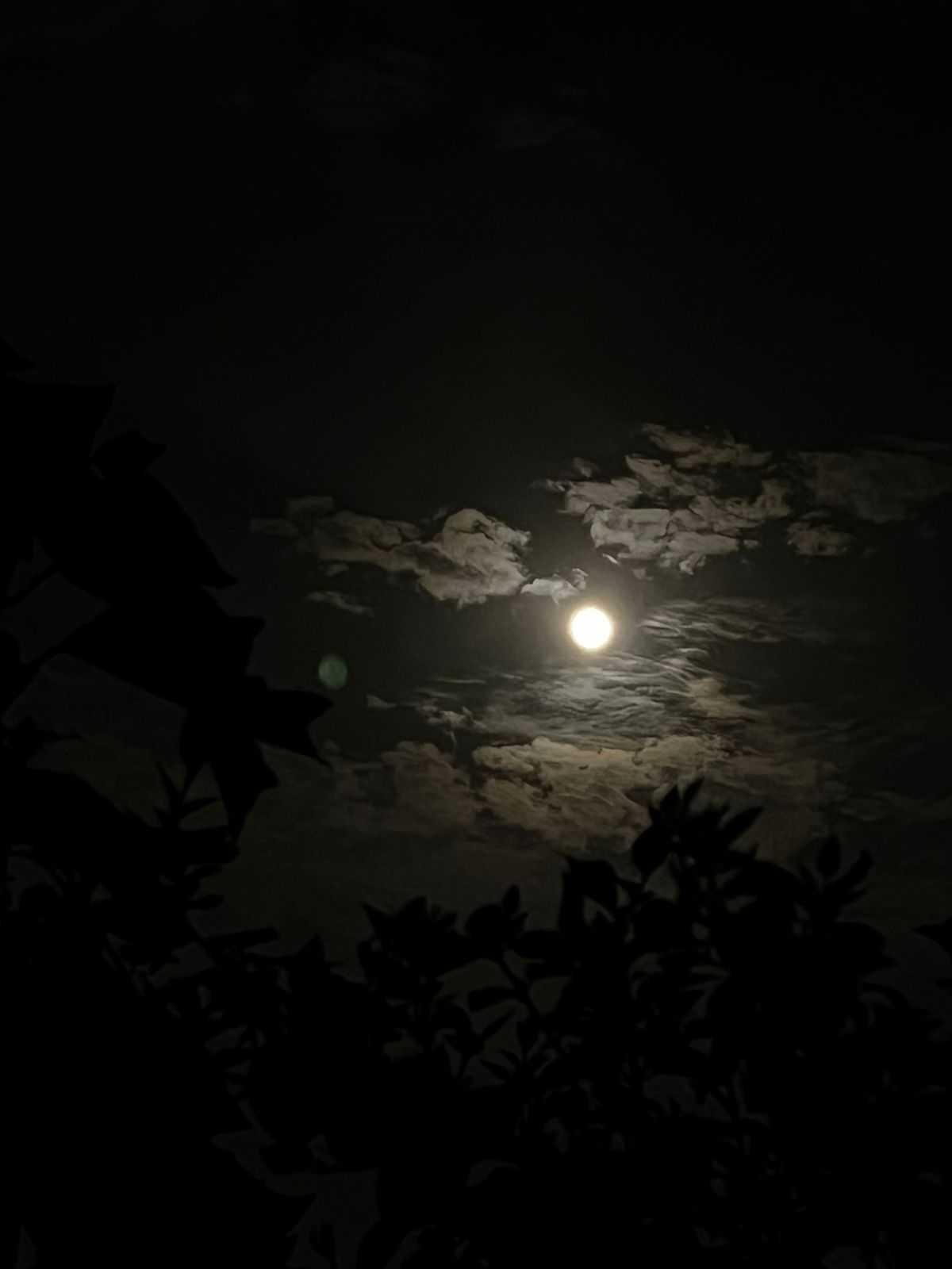 The Moon over Kathmandu, Nepal — full moon, Lunar Day 16