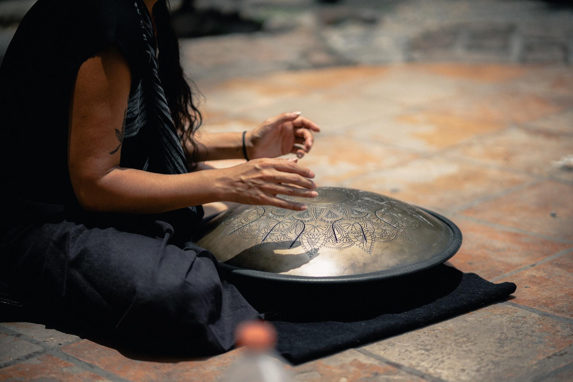 Contemplation. Handpan