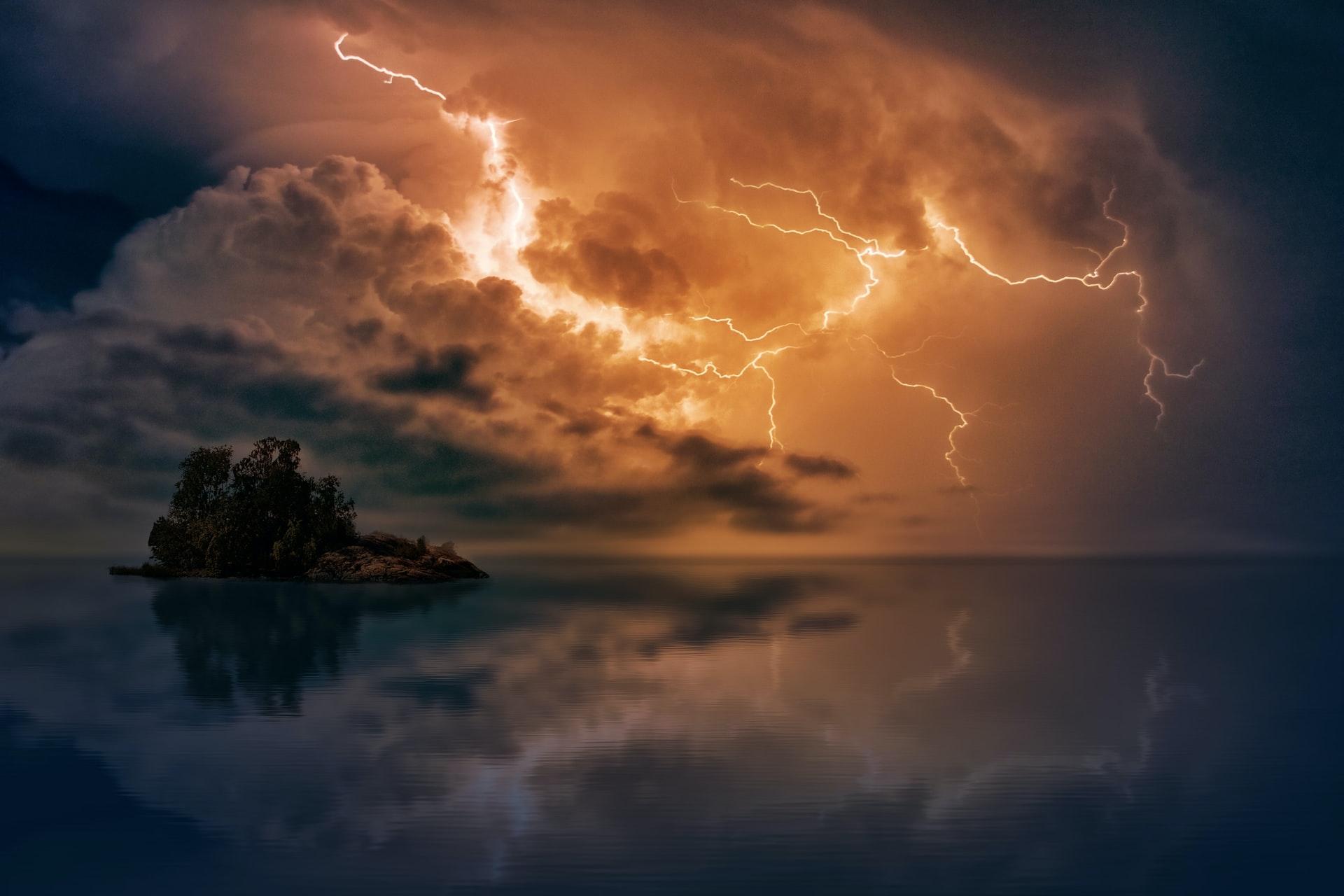 Thunderstorm. Nature