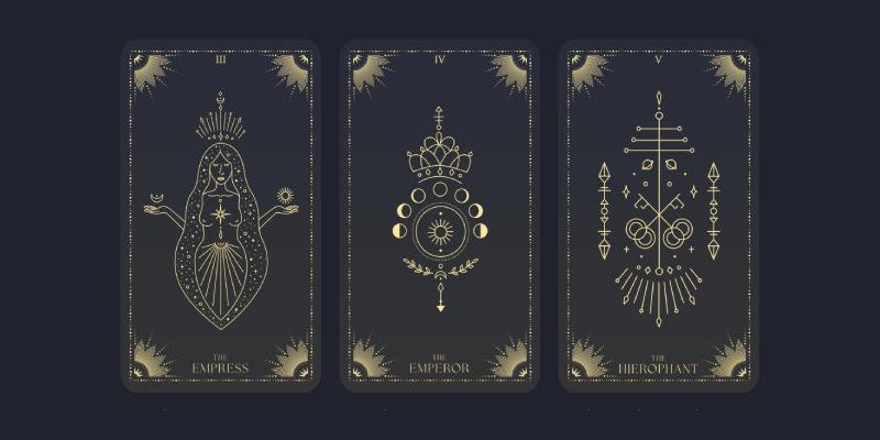 Illustration for MoonX Tarot Deck