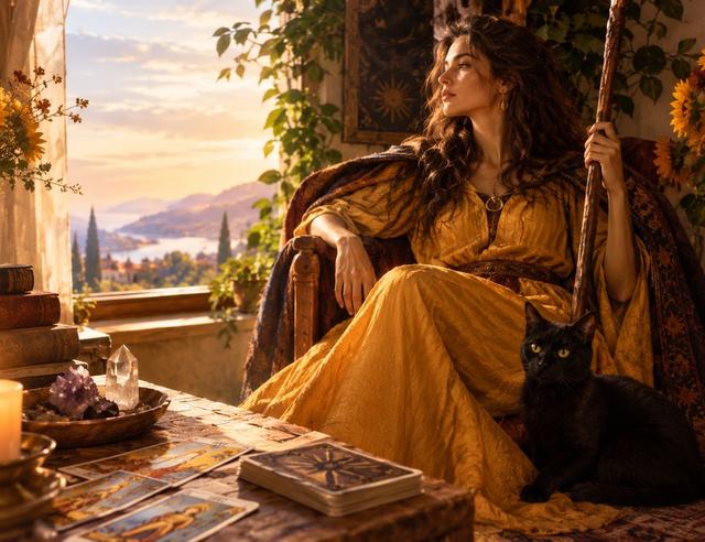 The Black Cat in Tarot
