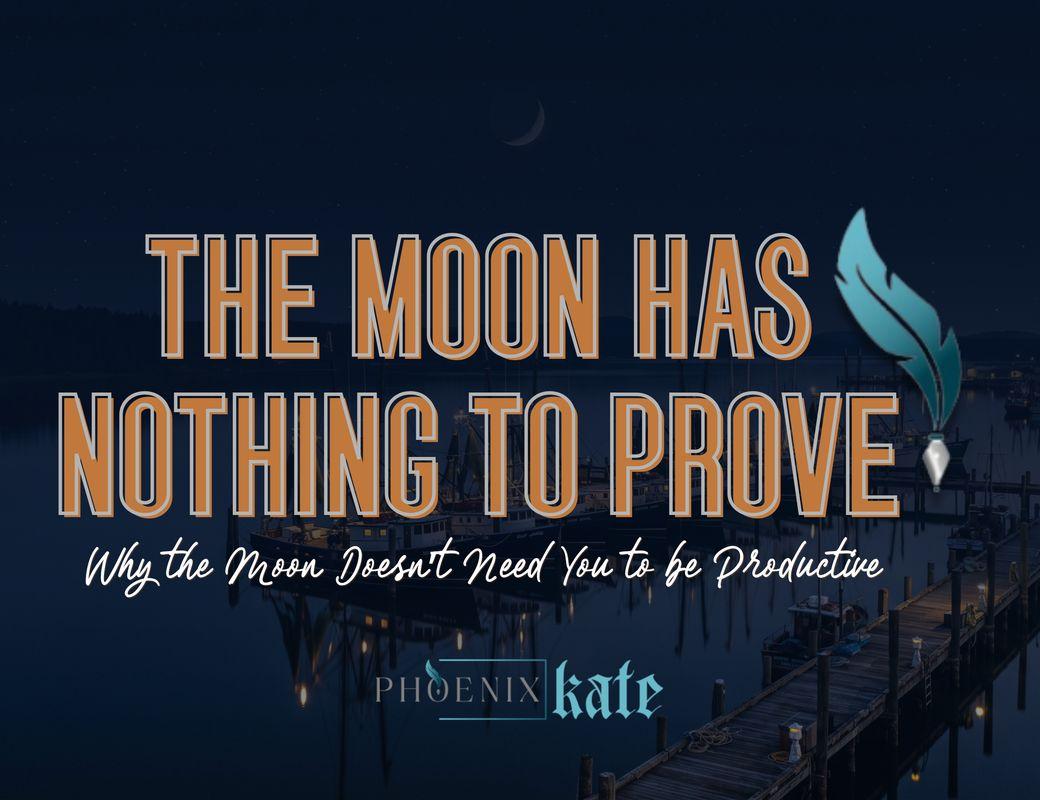 Illustration for The Moon Doesn't Need You to Be Productive