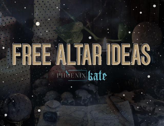 Free Altar Ideas: You Don't Have to Buy Magic