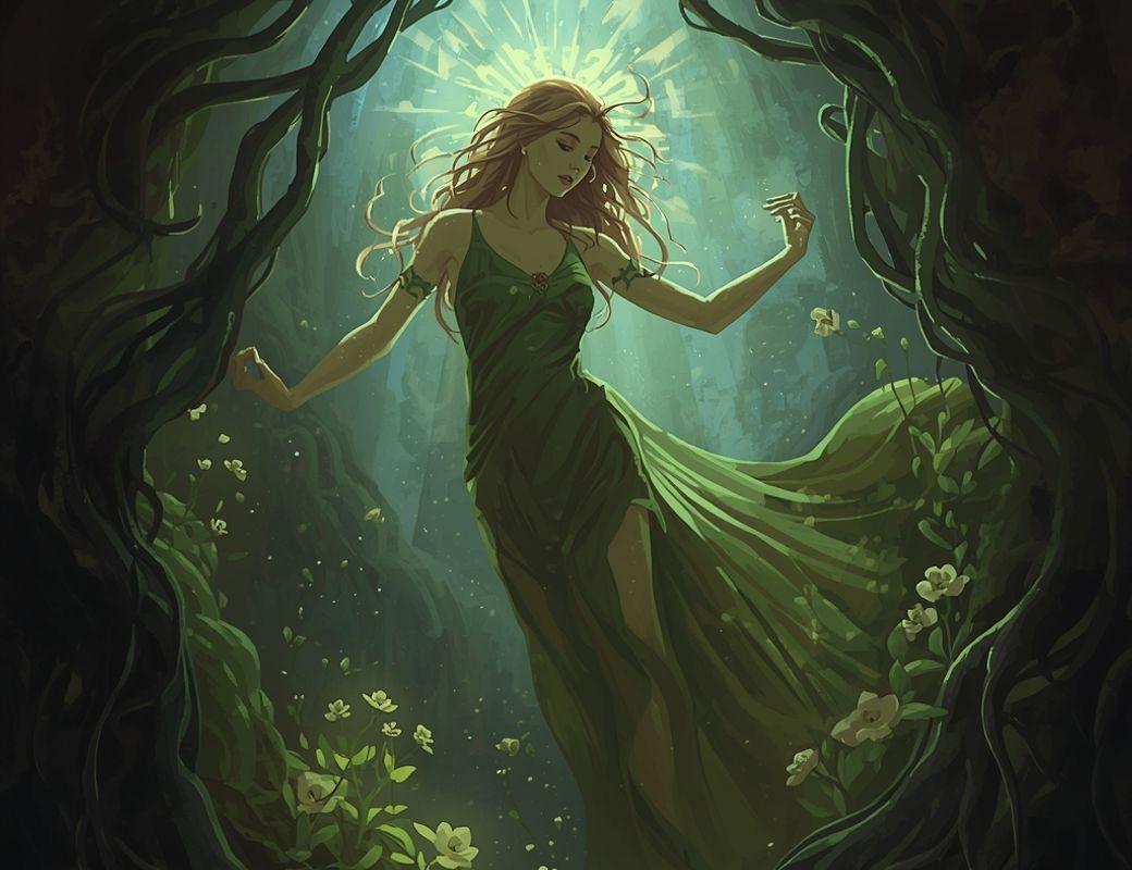 The New Moon as Persephoneโs Descent