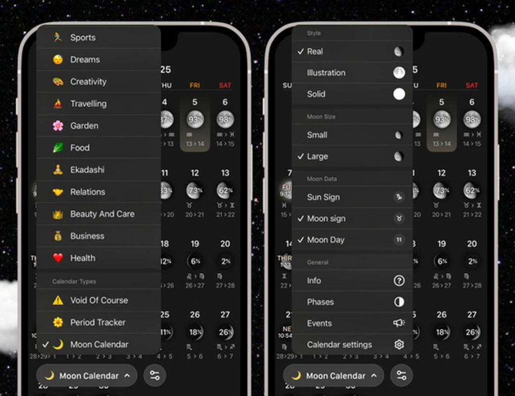 Illustration for Moon Calendar Gets an Update ๐