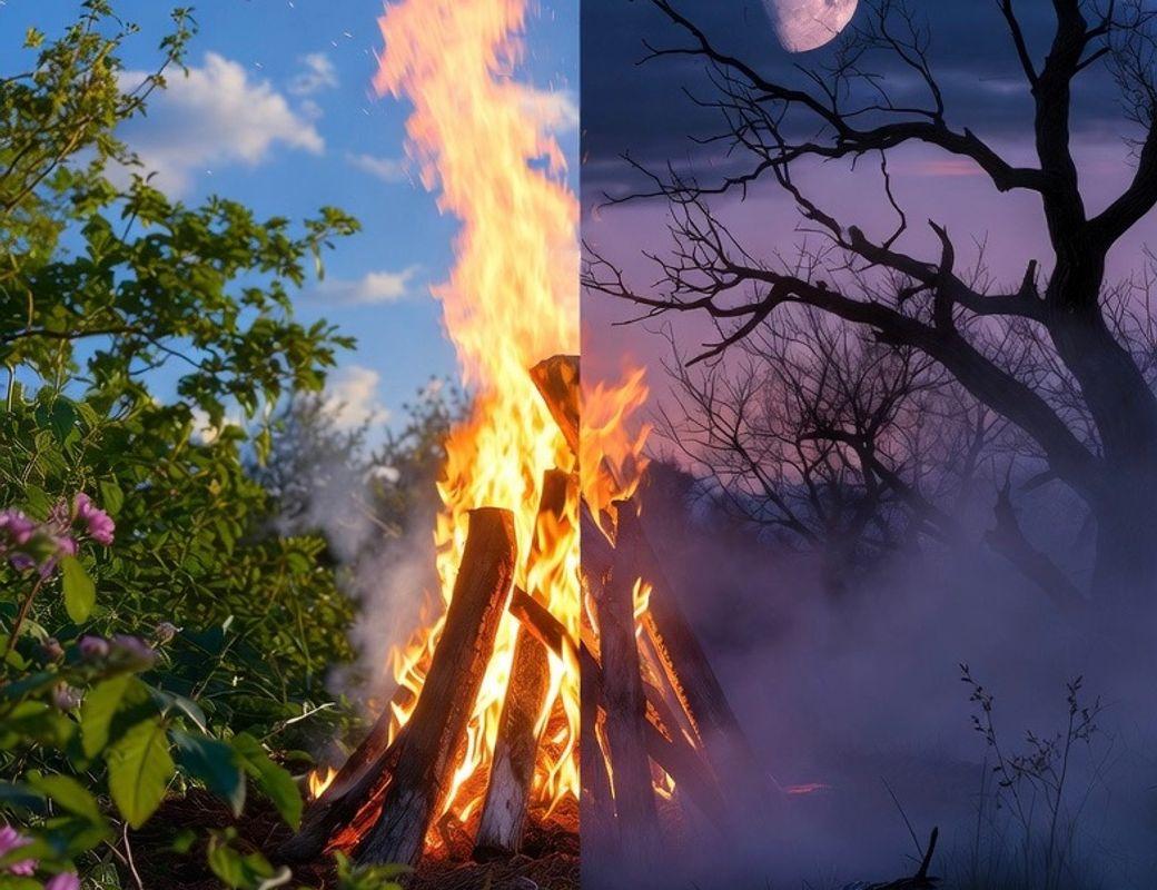 The Fire and the Veil - Beltane and Samhain