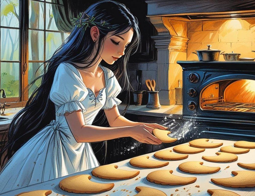 Apprentice Witch in the Kitchen