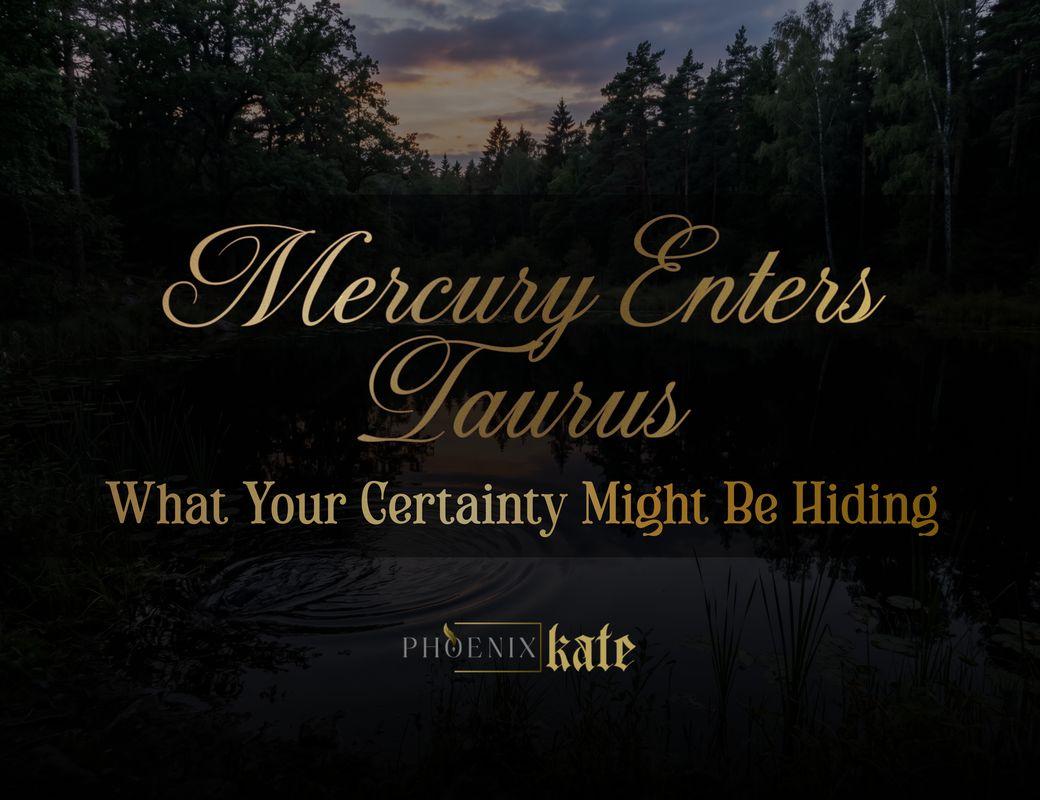Illustration for Mercury Enters Taurus