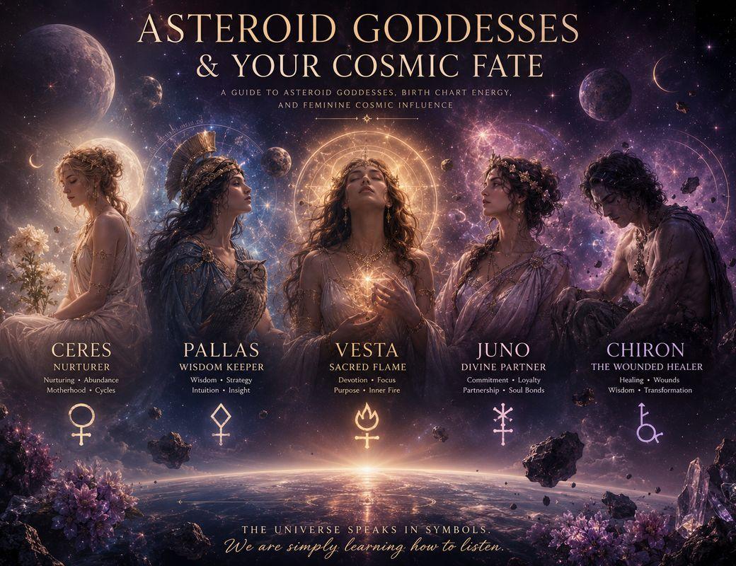 Asteroid Goddesses & Your Cosmic Fate ๐