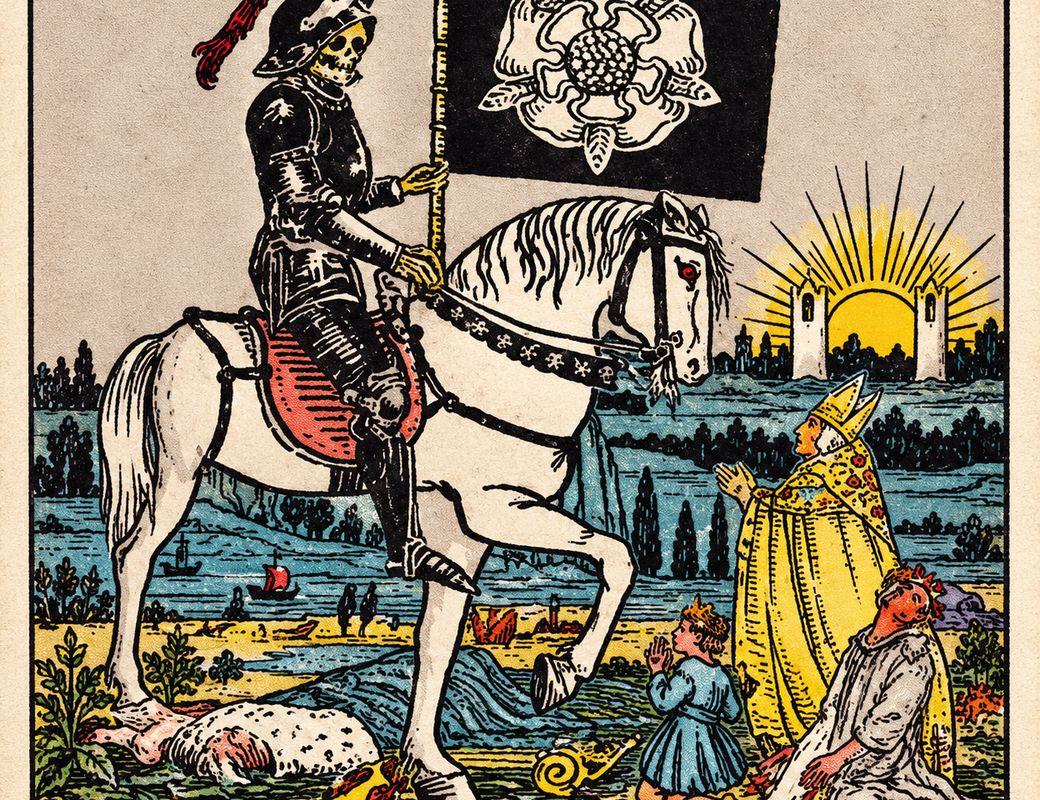 Illustration for OCTOBER: IS THE DEATH CARD IN MOTION