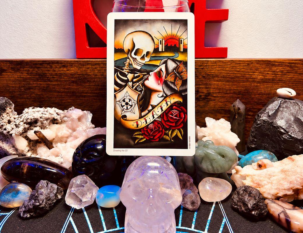 Illustration for OCTOBER: IS THE DEATH CARD IN MOTION