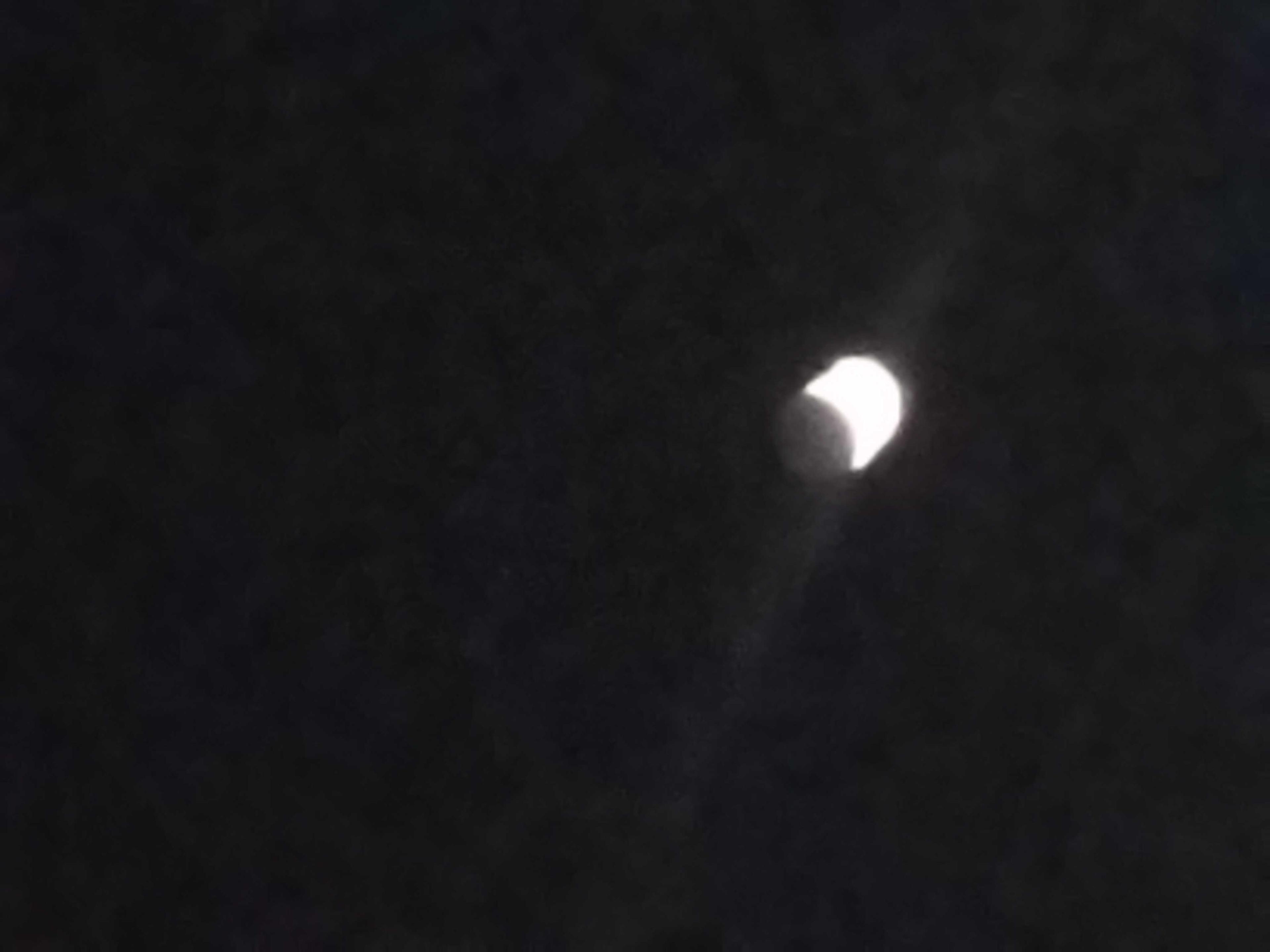 The Moon over United Kingdom — waxing crescent, Lunar Day 5