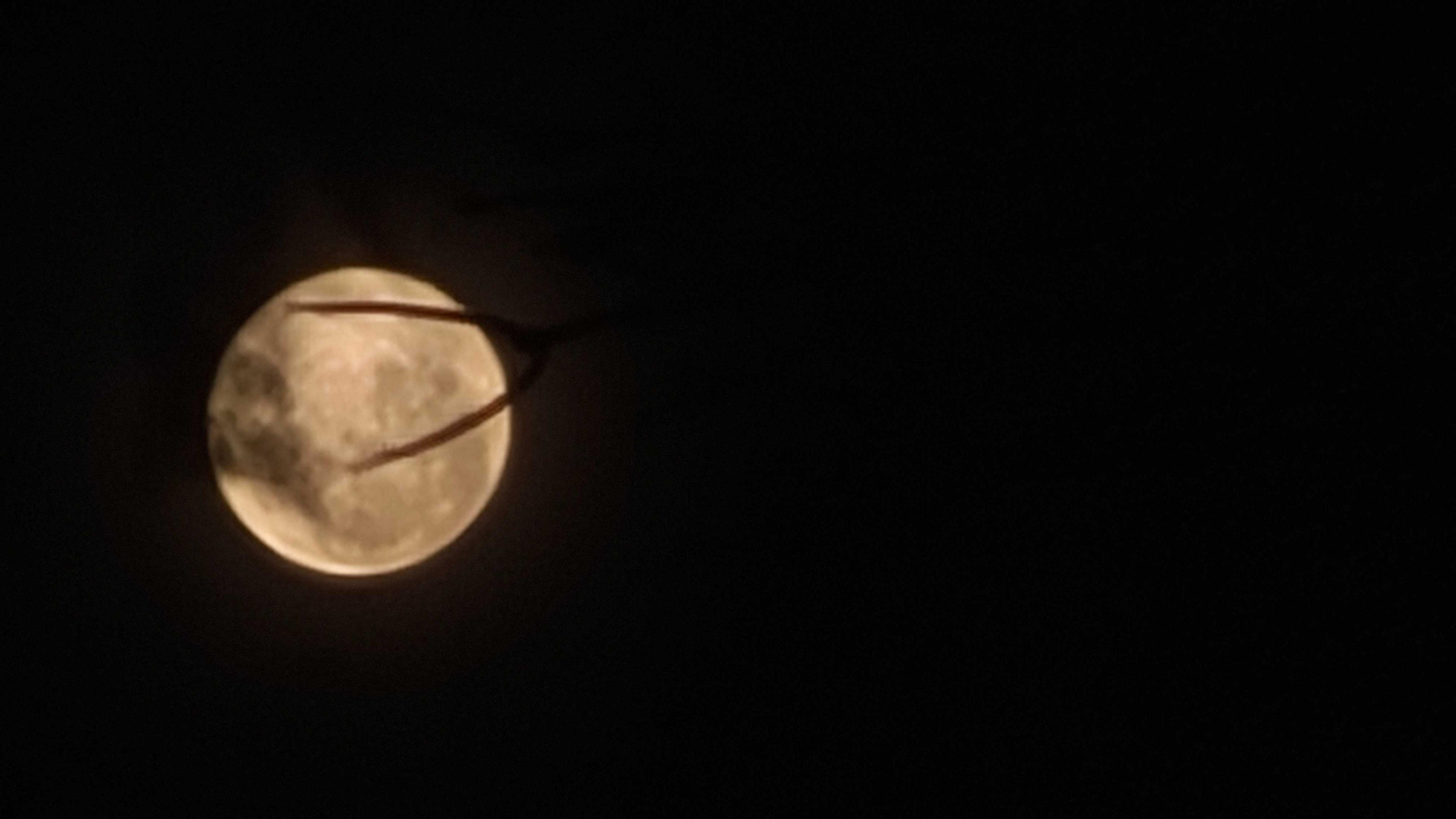 The Moon over Ruiru, Kenya — full moon, Lunar Day 17