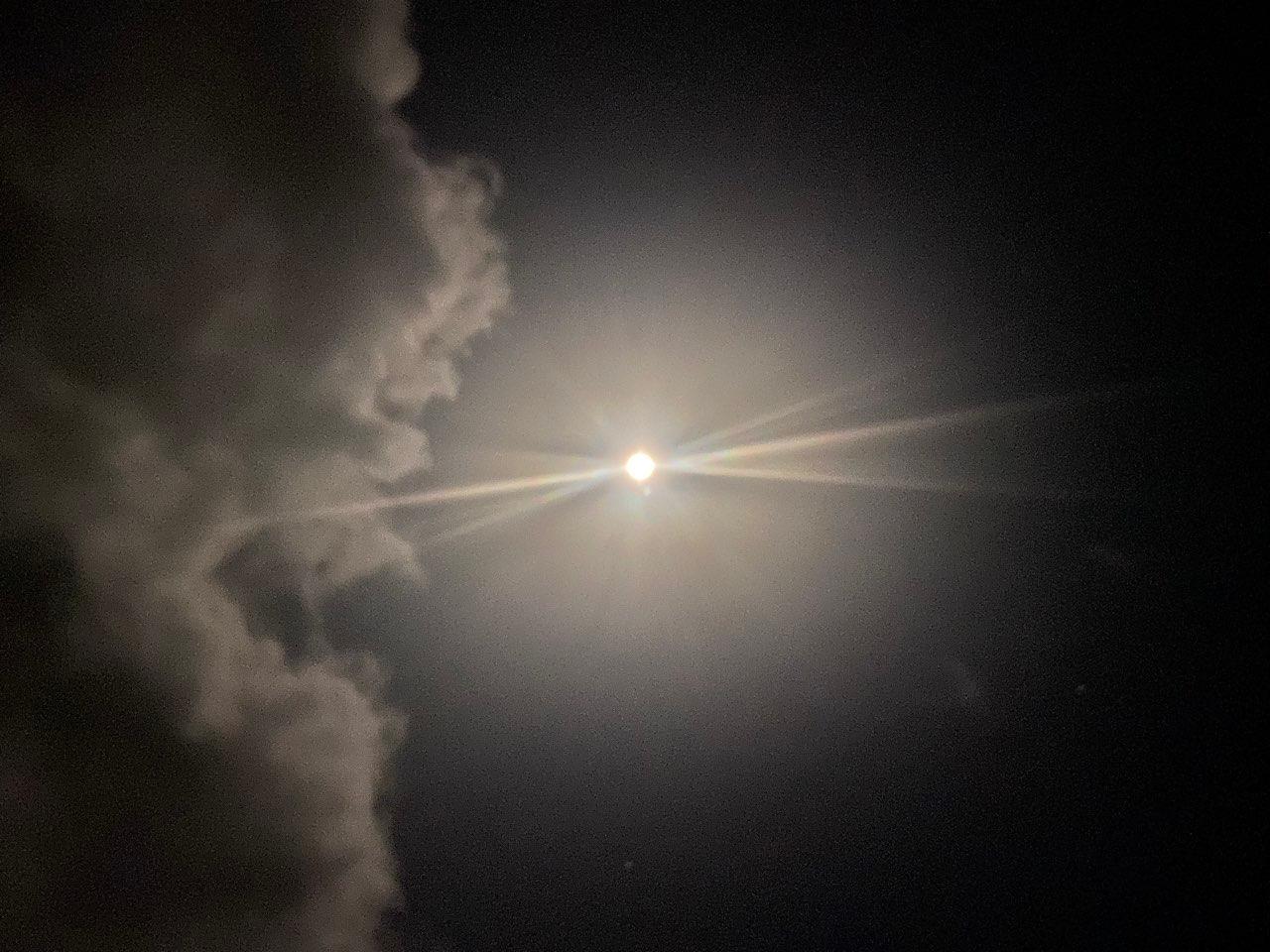 The Moon over Falleron, France — full moon, Lunar Day 15