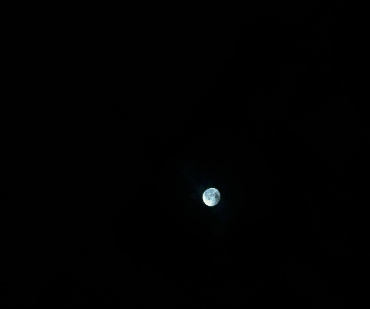 The Moon over St Austell, United Kingdom — waning gibbous, Lunar Day 19