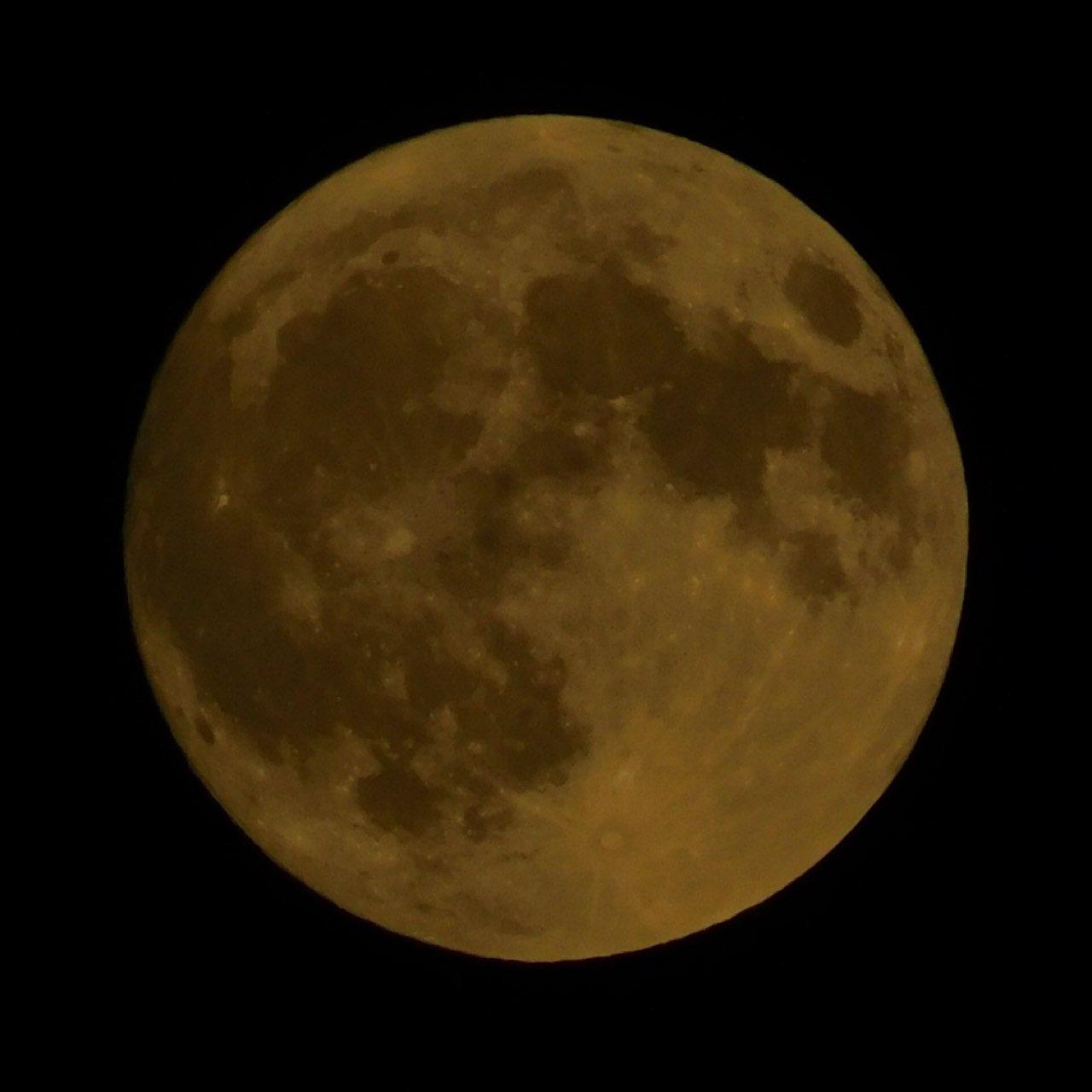 The Moon over Siklós, Hungary — full moon, Lunar Day 16