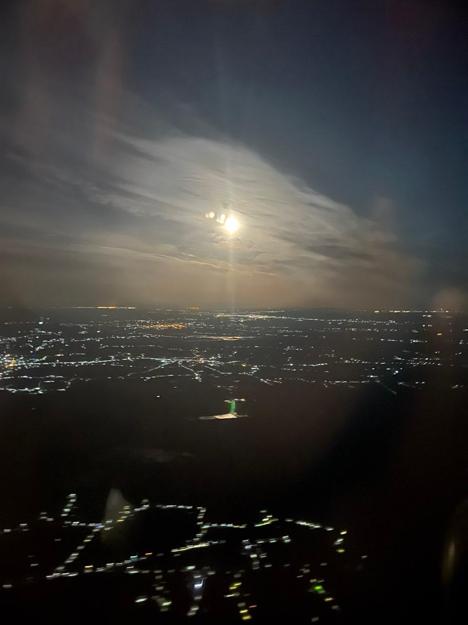 The Moon over Budapest, Hungary — full moon, Lunar Day 14