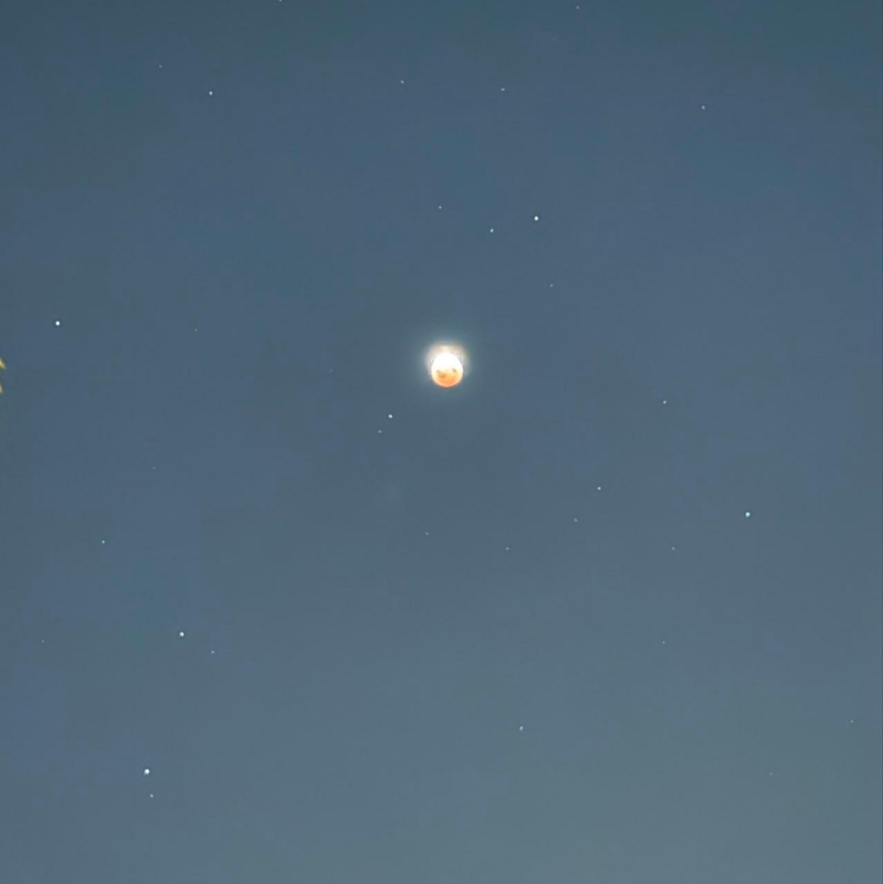 The Moon over Toronto, Canada — full moon, Lunar Day 16