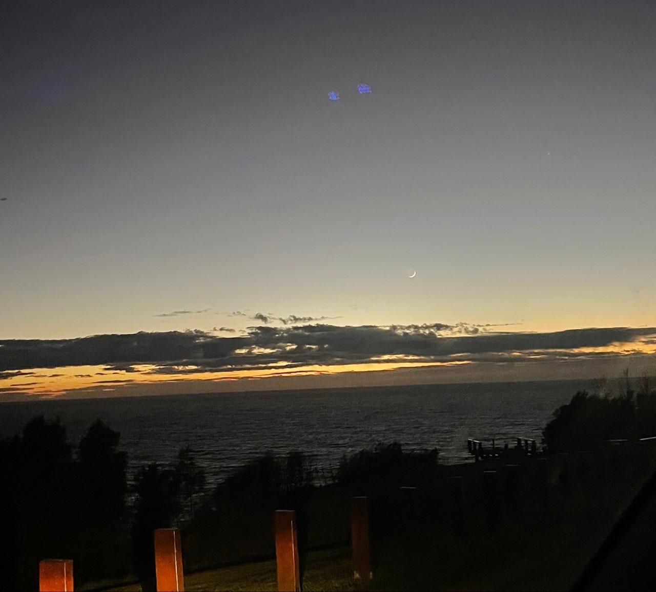 The Moon over Nambucca Heads, Australia — new moon, Lunar Day 28